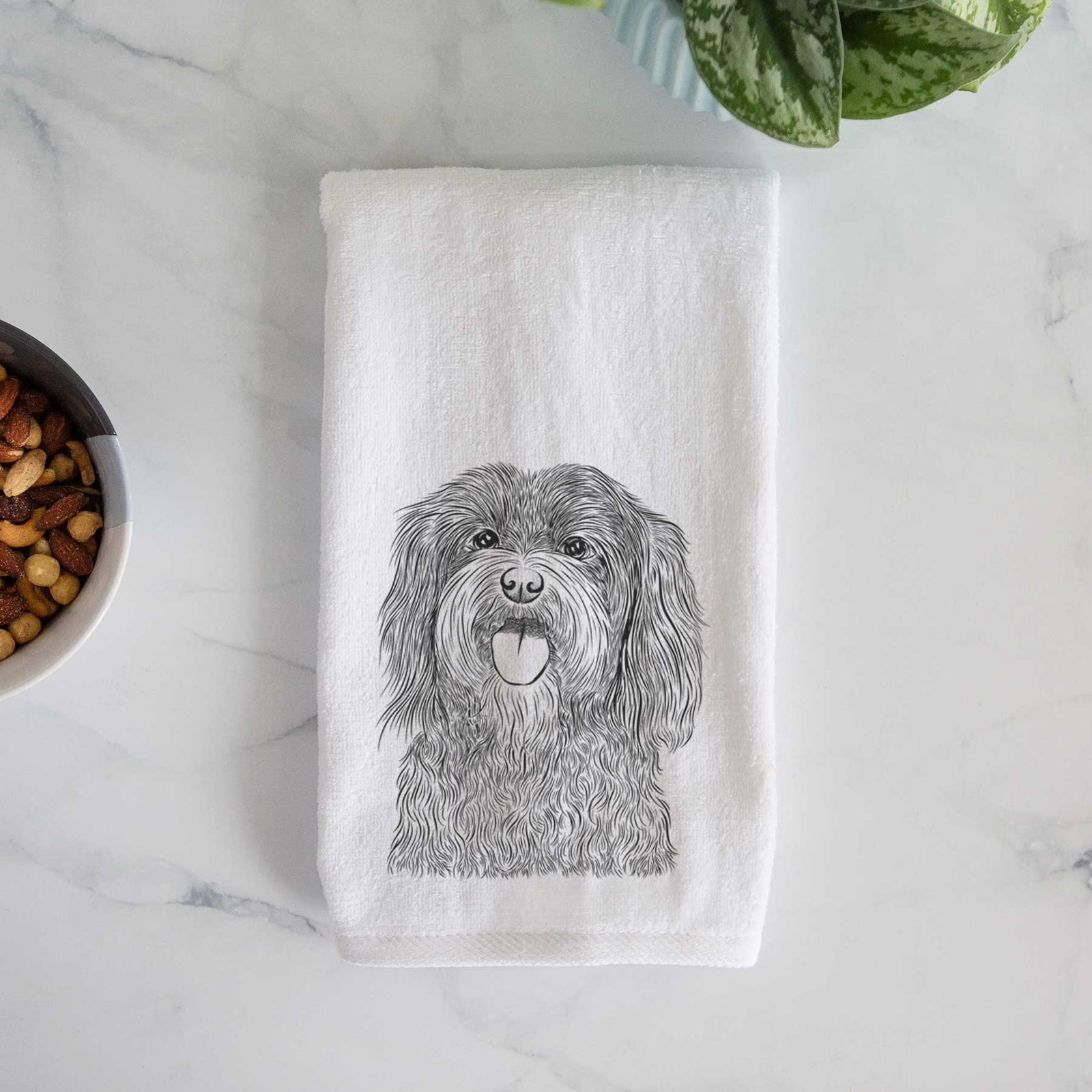 Sophie the Havanese Decorative Hand Towel