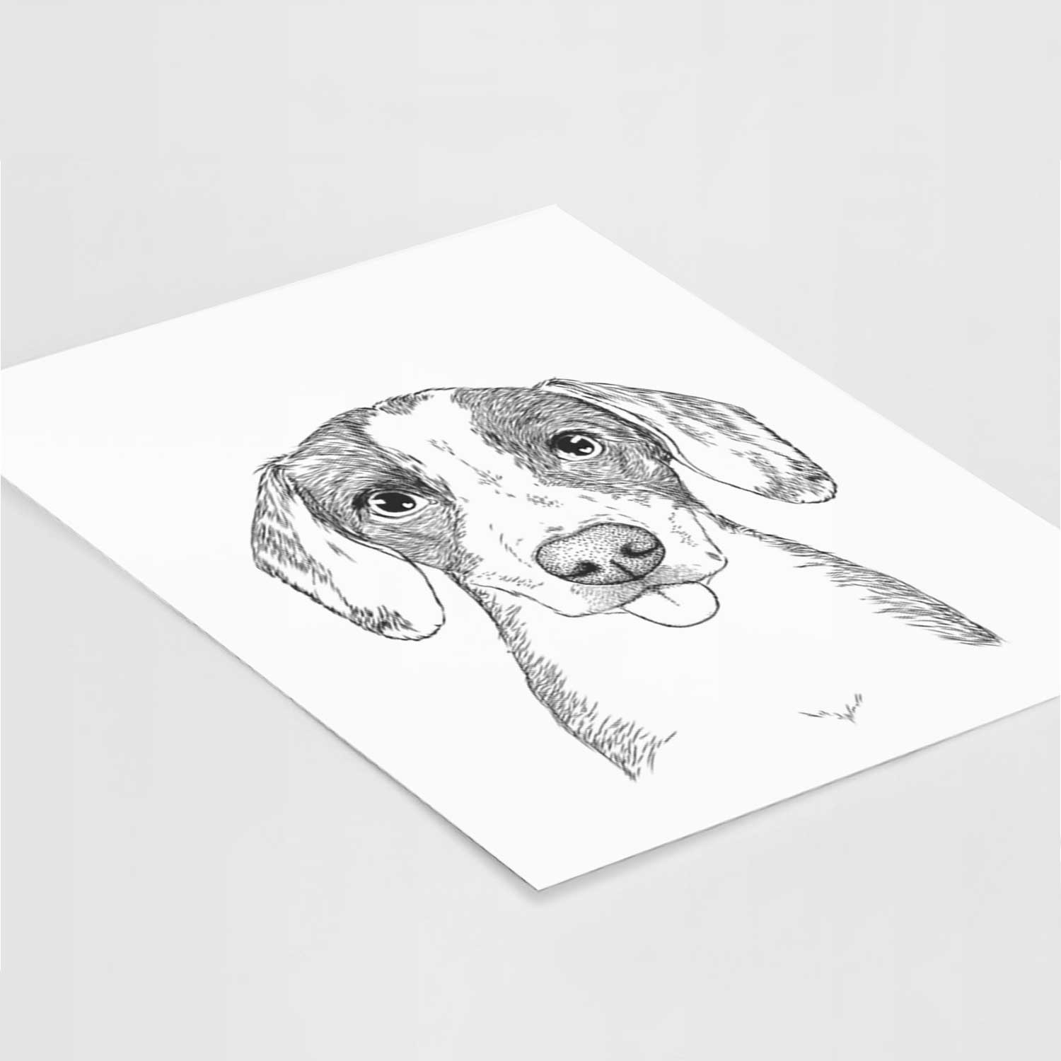 SophiePea the Mixed Breed Art Print