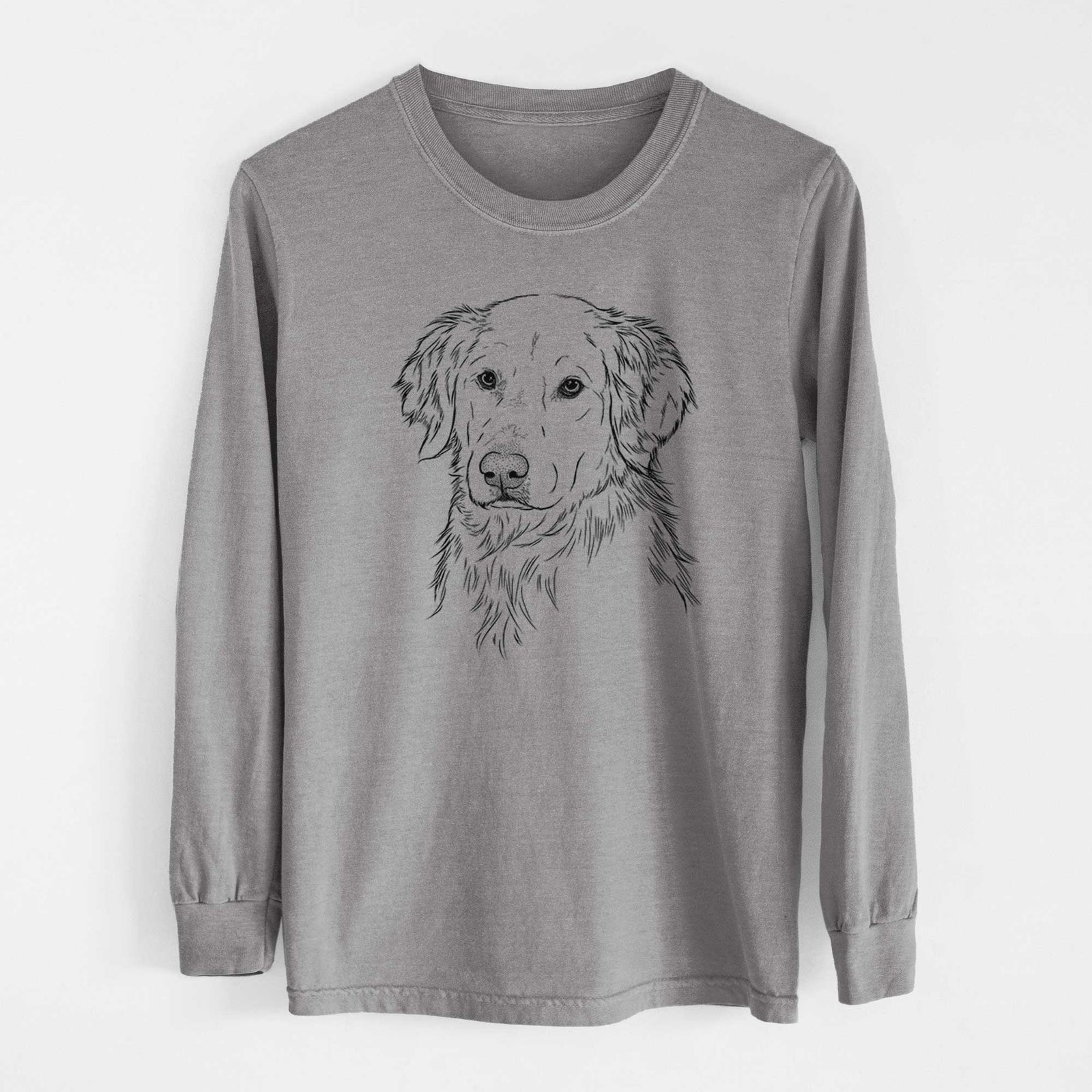 Bare Spencer the Golden Retriever - Heavyweight 100% Cotton Long Sleeve