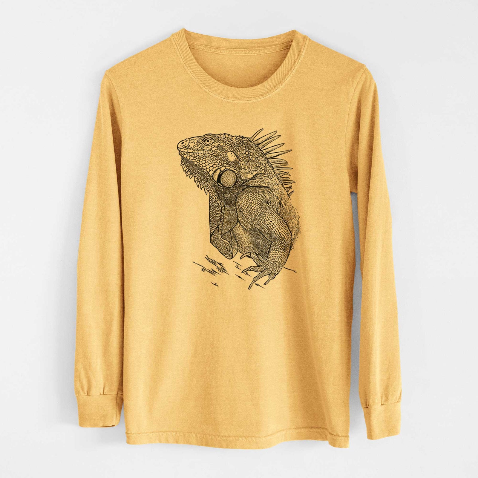 Bare Spike the Iguana - Heavyweight 100% Cotton Long Sleeve