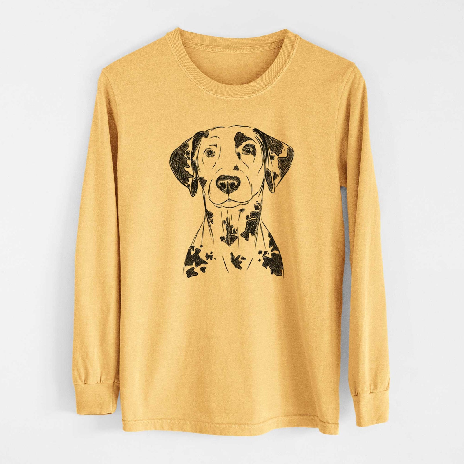 Bare Spot the Dalmatian - Heavyweight 100% Cotton Long Sleeve