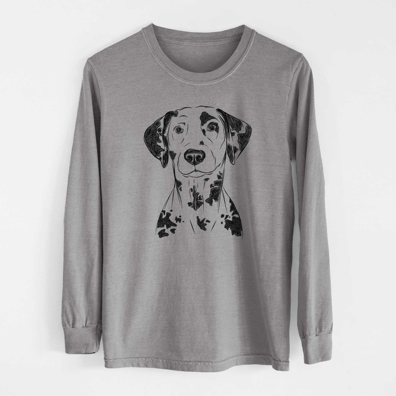Bare Spot the Dalmatian - Heavyweight 100% Cotton Long Sleeve