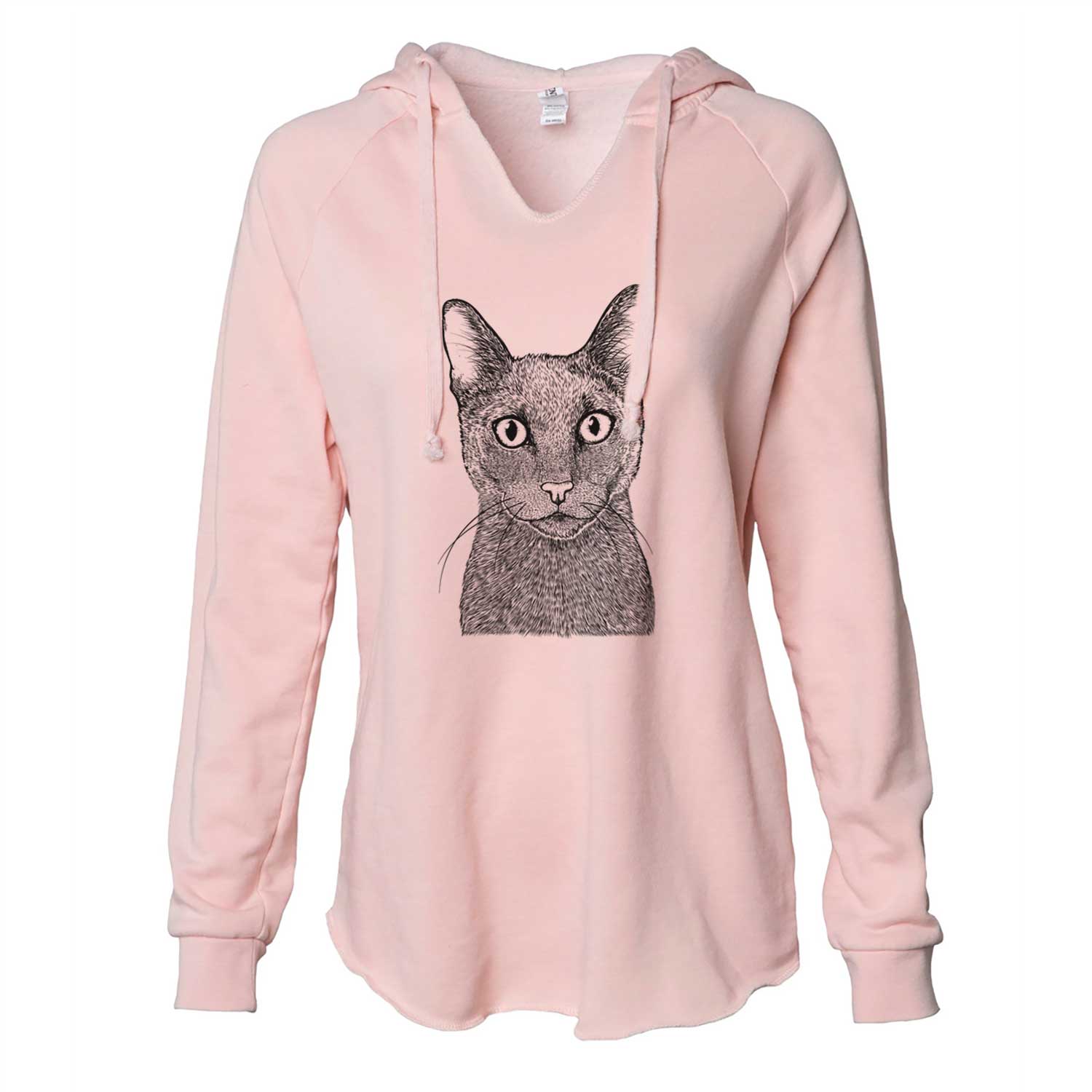 Stanley the Russian Blue Cat - Cali Wave Hooded Sweatshirt