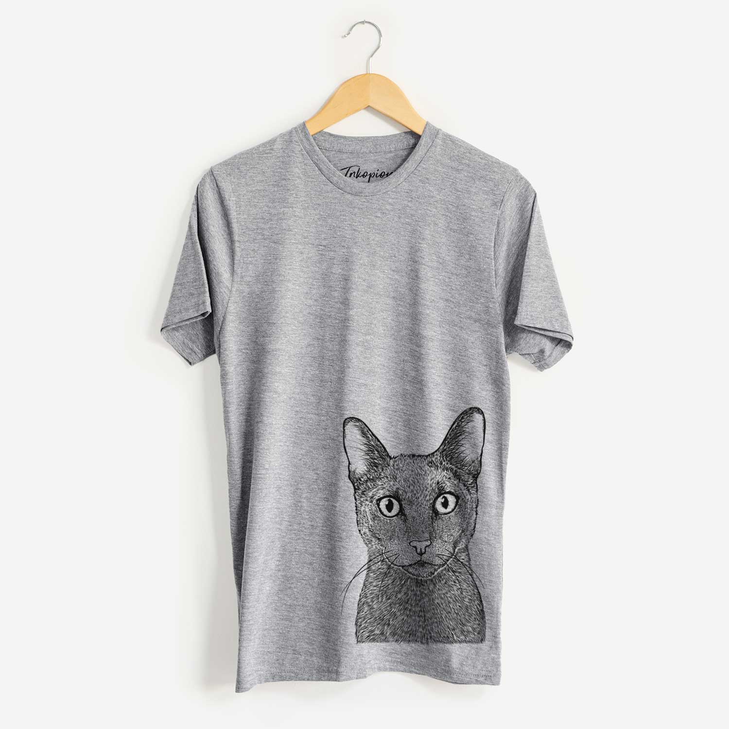 Stanley the Russian Blue Cat - Unisex Crewneck