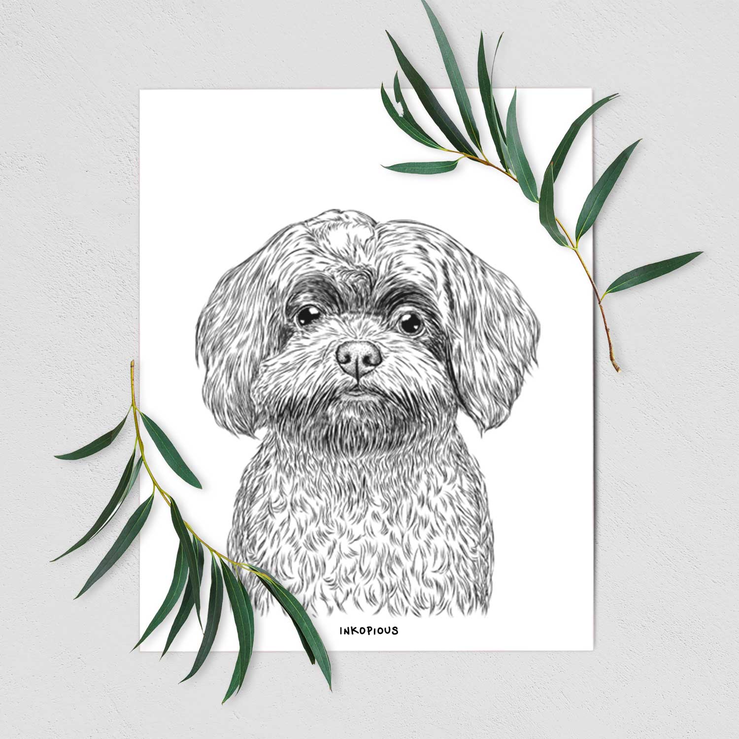 Stella the Shih Tzu Mix Art Print