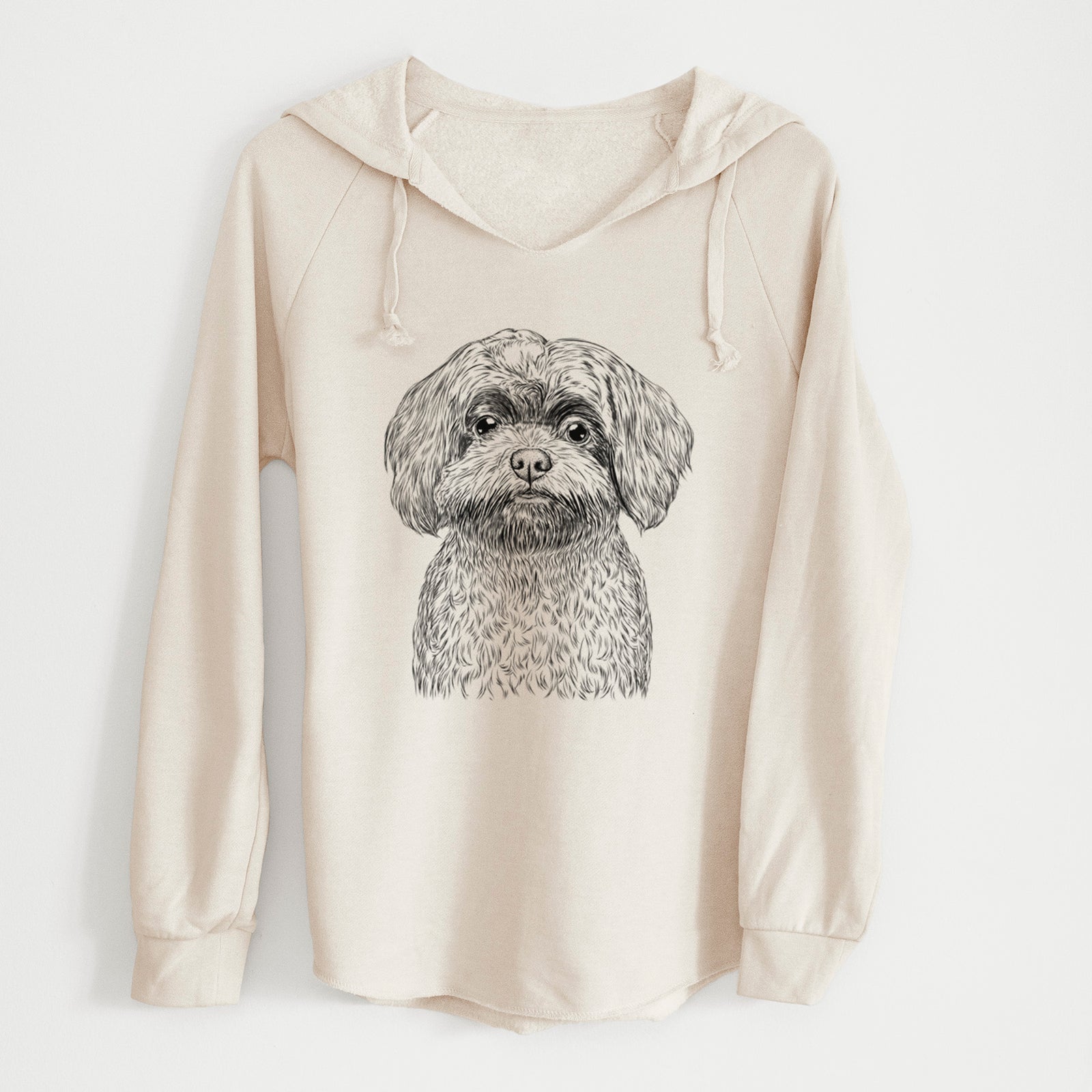 Bare Stella the Shih Tzu Mix - Cali Wave Hooded Sweatshirt