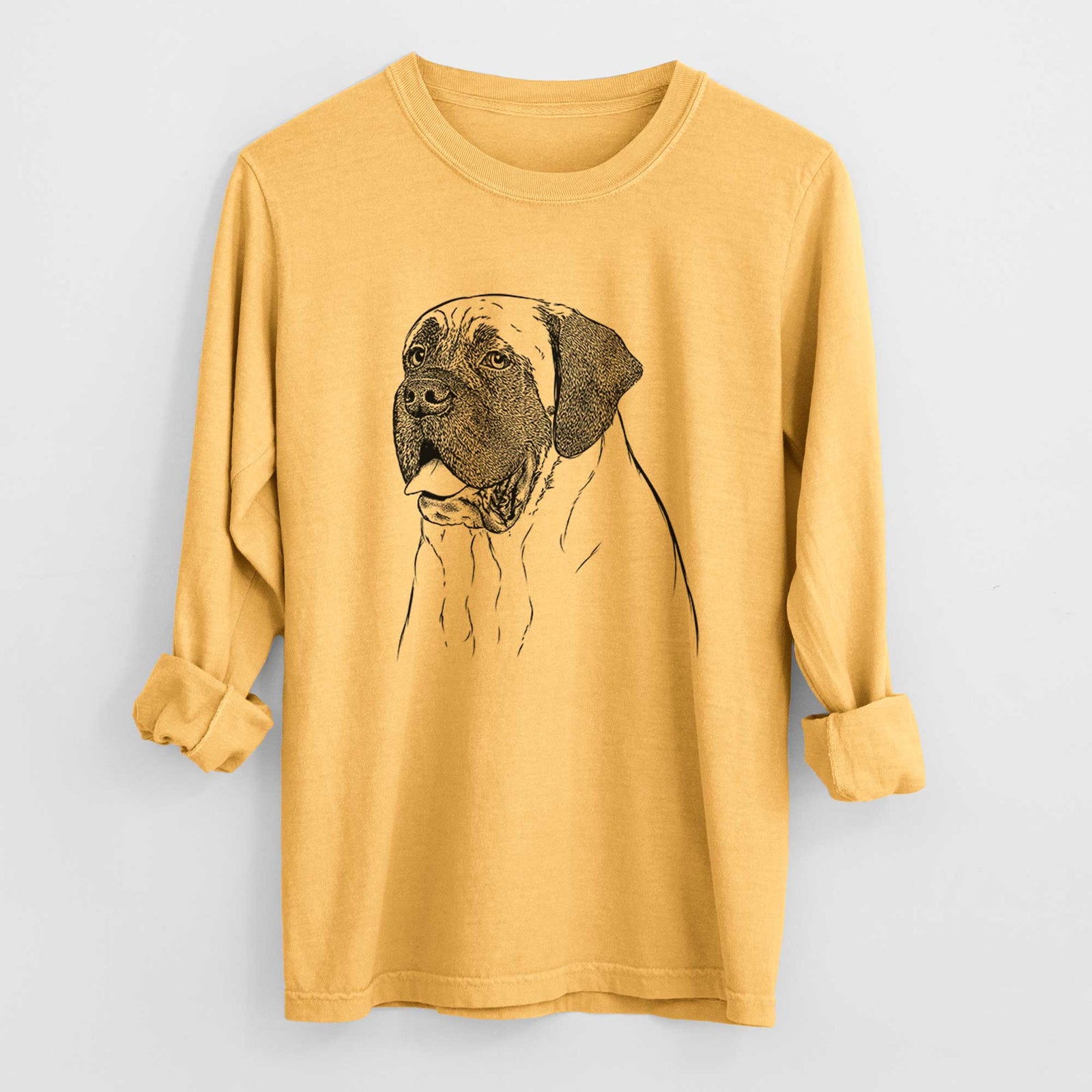 Bare Sterling the English Mastiff - Heavyweight 100% Cotton Long Sleeve