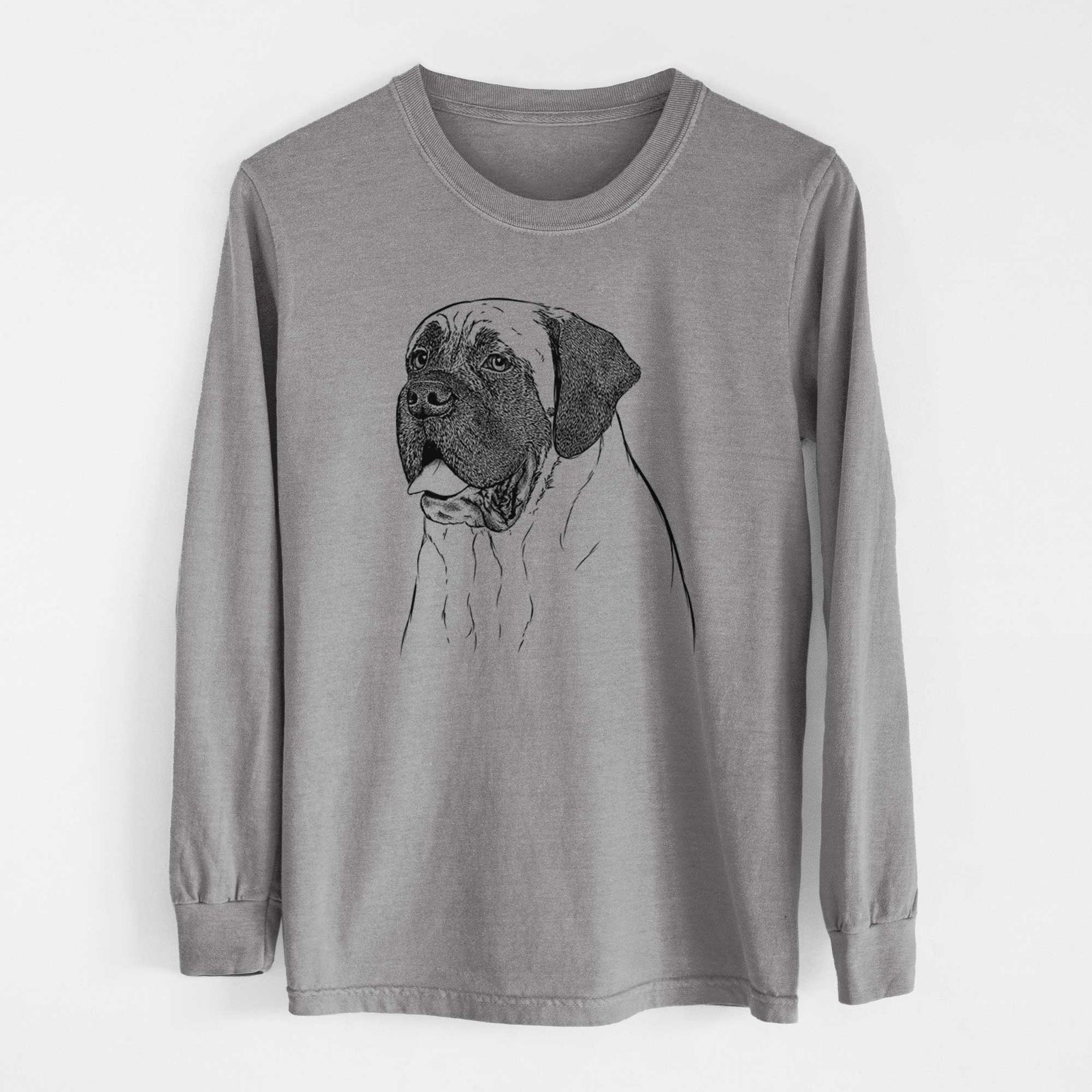 Bare Sterling the English Mastiff - Heavyweight 100% Cotton Long Sleeve