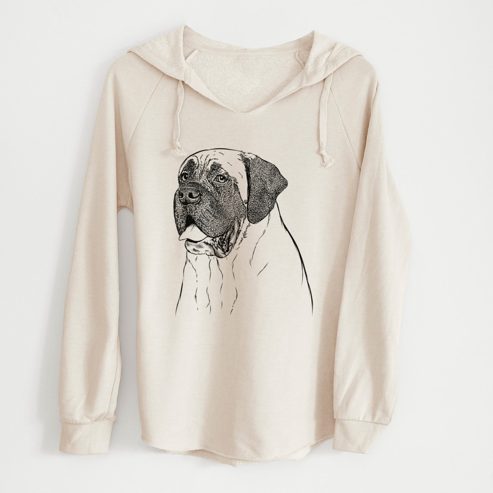 Bare Sterling the English Mastiff - Cali Wave Hooded Sweatshirt