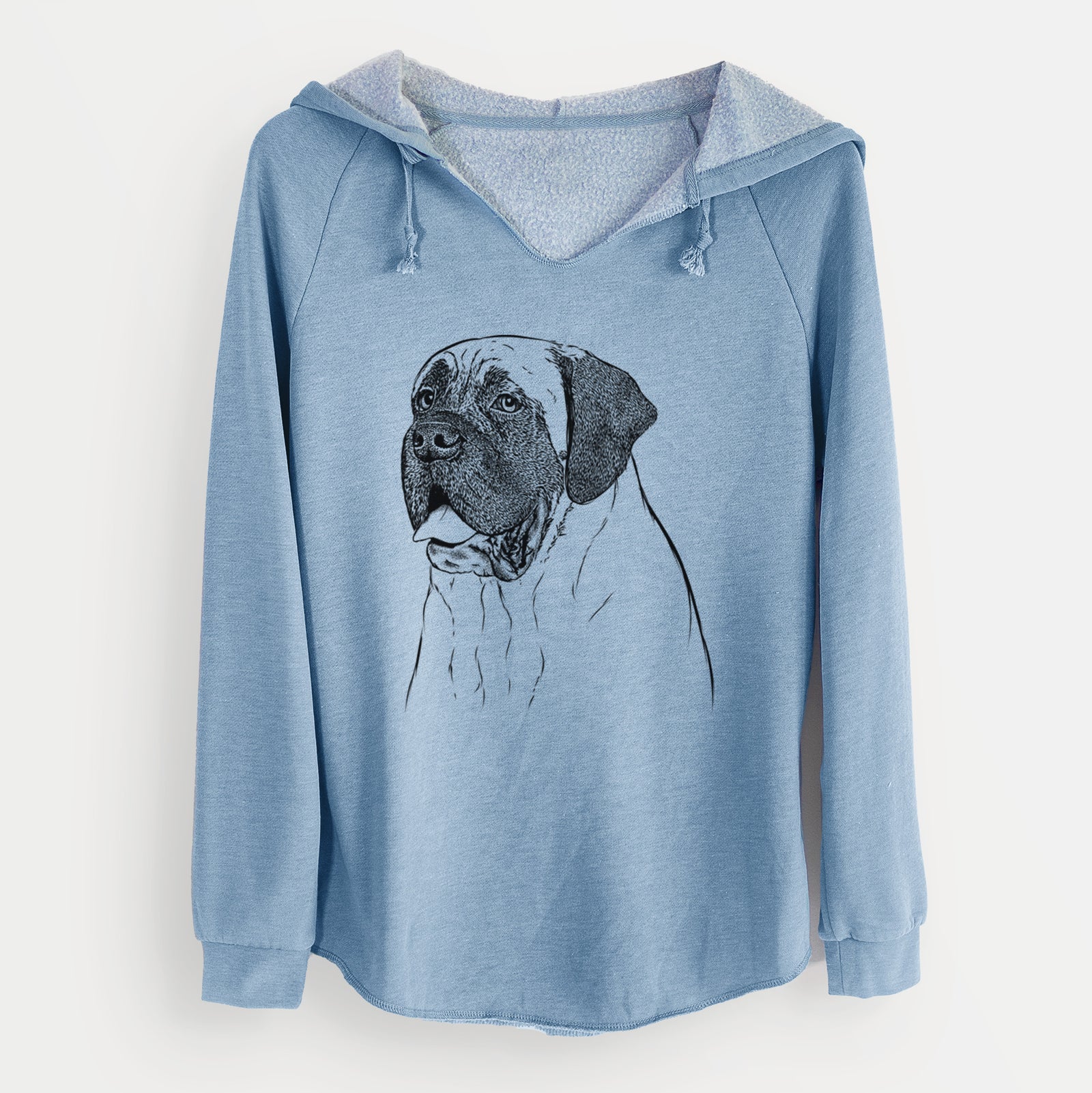 Bare Sterling the English Mastiff - Cali Wave Hooded Sweatshirt