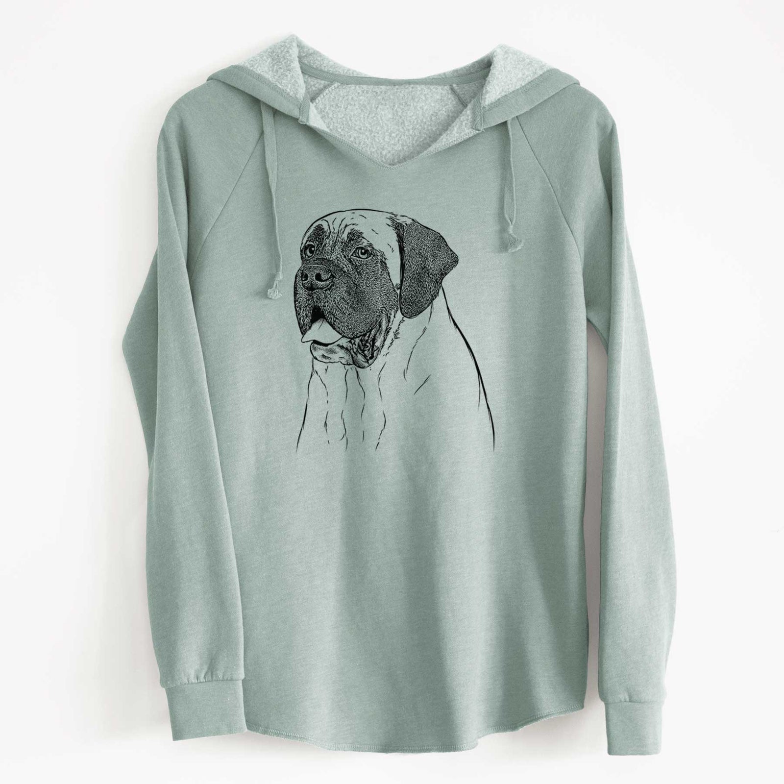 Bare Sterling the English Mastiff - Cali Wave Hooded Sweatshirt