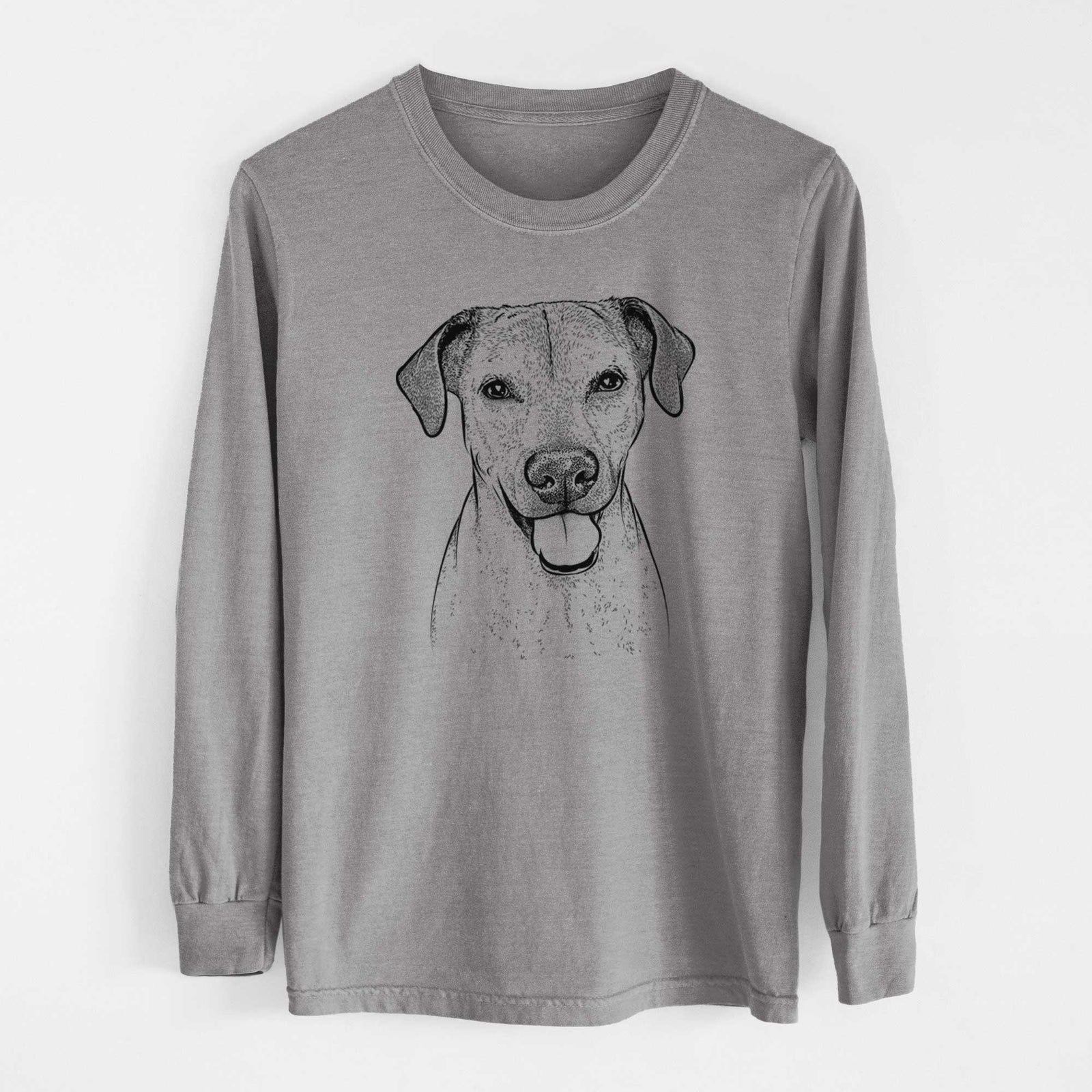 Bare Sugar the American Staffordshire Mix - Heavyweight 100% Cotton Long Sleeve