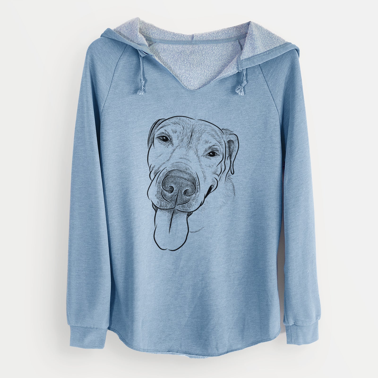 Bare Sugar the Staffordshire Terrier Mix - Cali Wave Hooded Sweatshirt