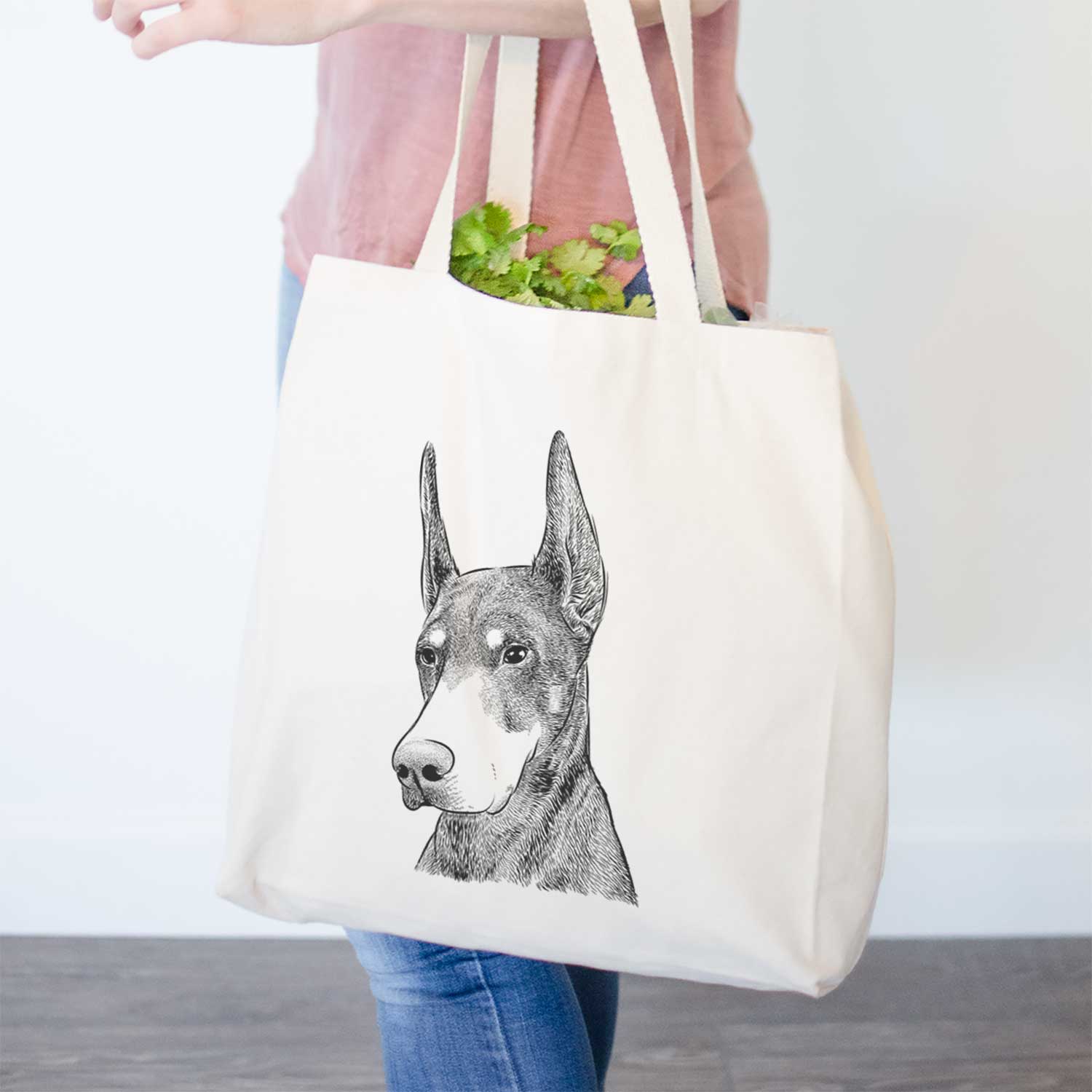 Sunny the Doberman Pinscher - Tote Bag
