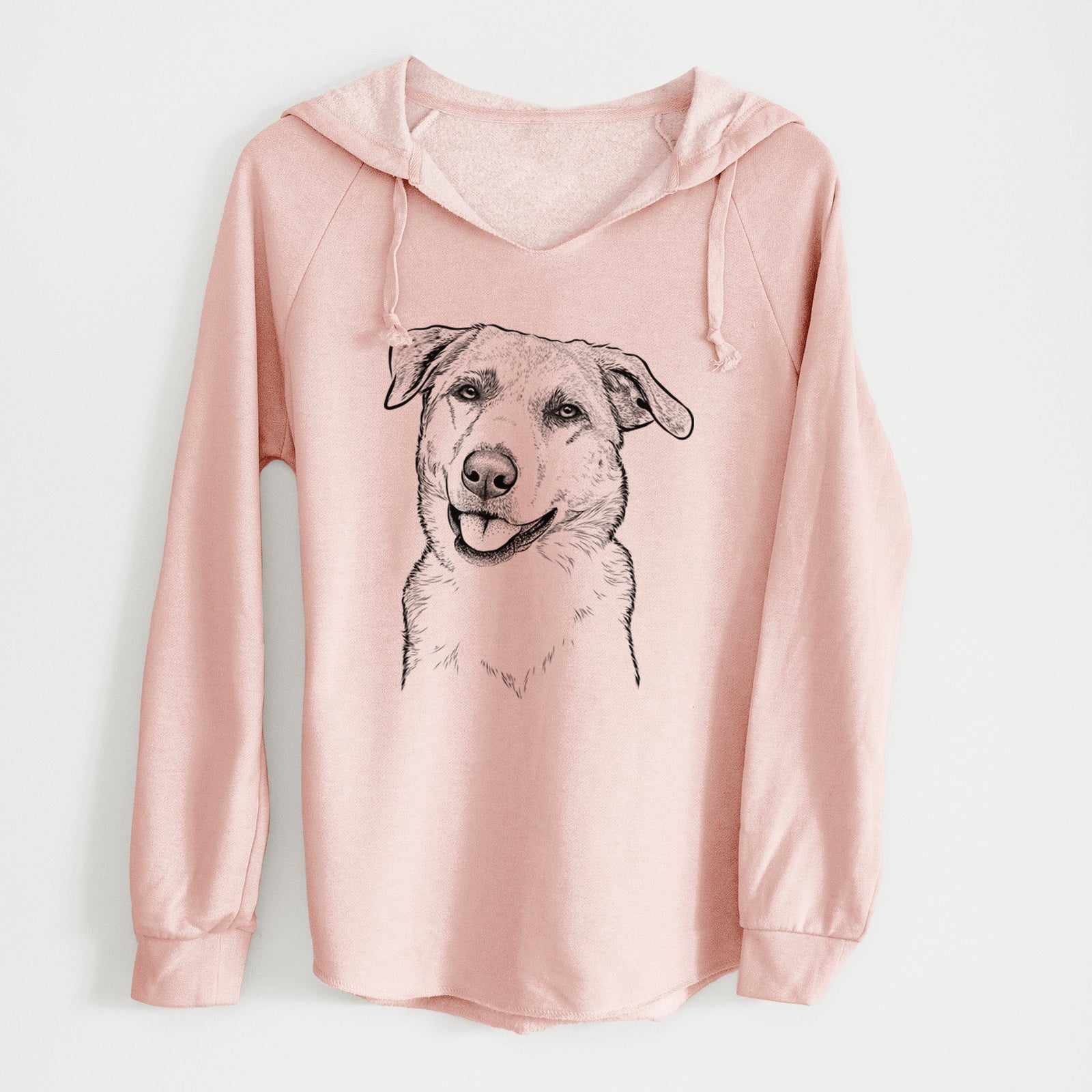 Bare Sydney the Great Pyrenees Australian Shepherd Mix - Cali Wave Hooded Sweatshirt