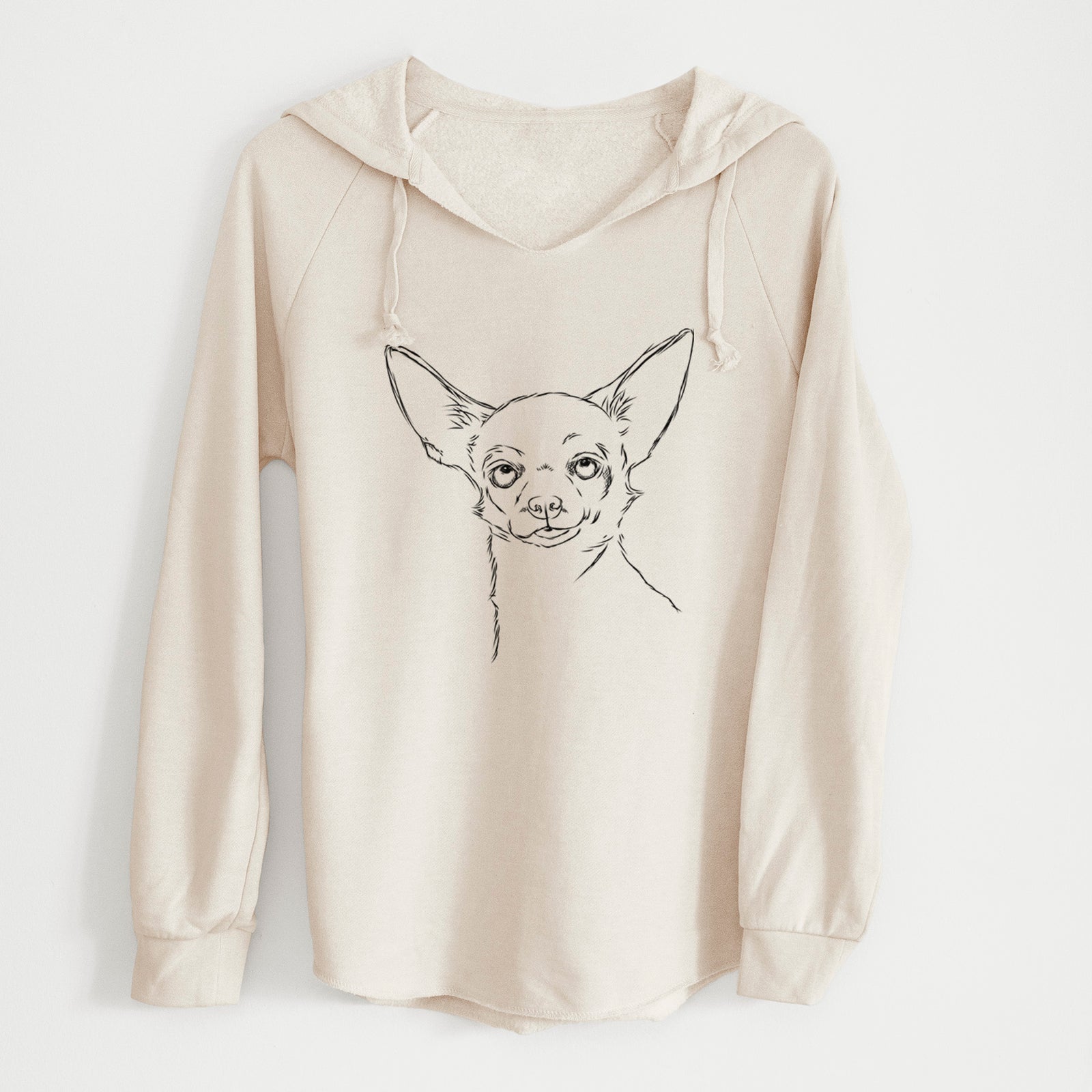Bare Tabitha the Chihuahua - Cali Wave Hooded Sweatshirt