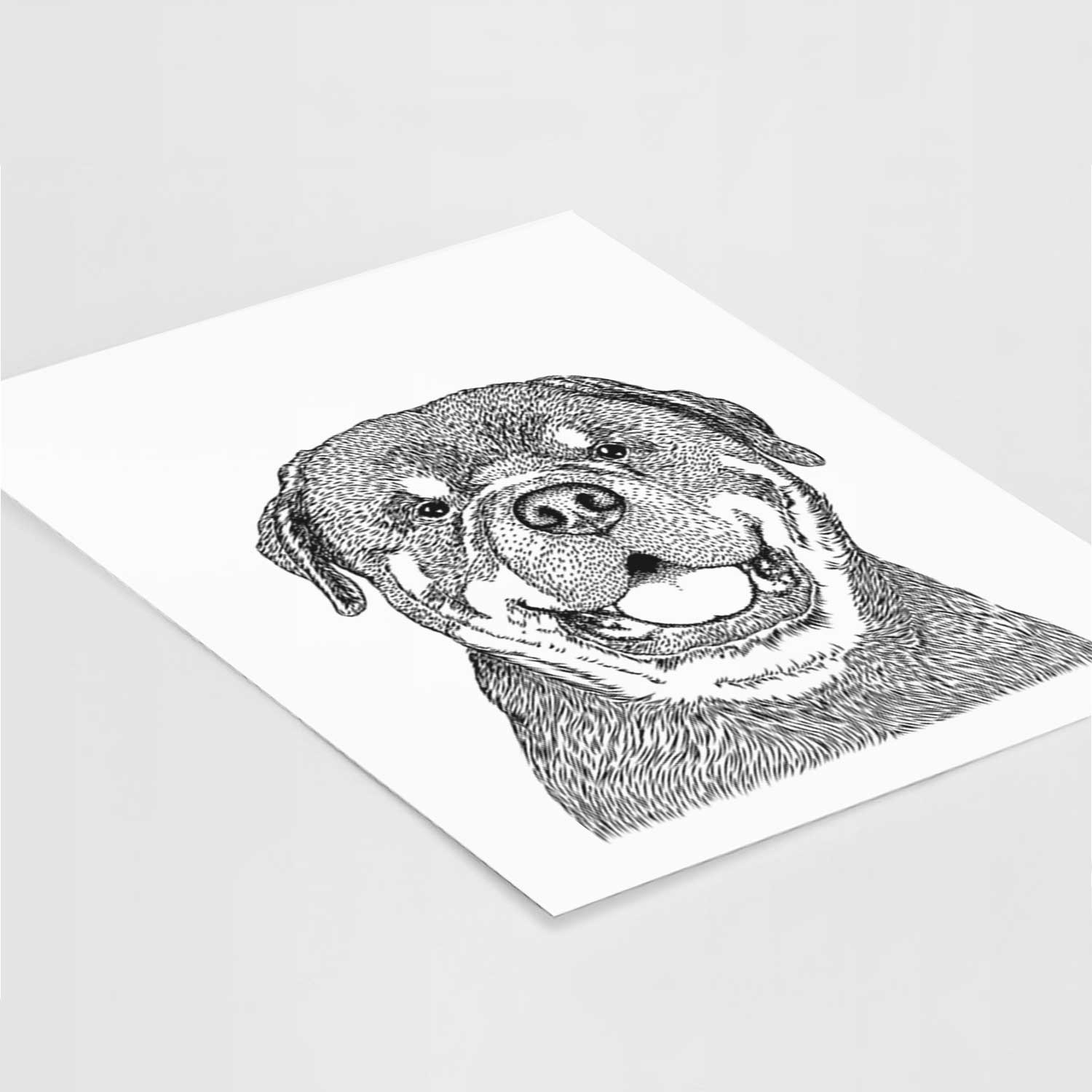 Titan the Rottweiler Art Print