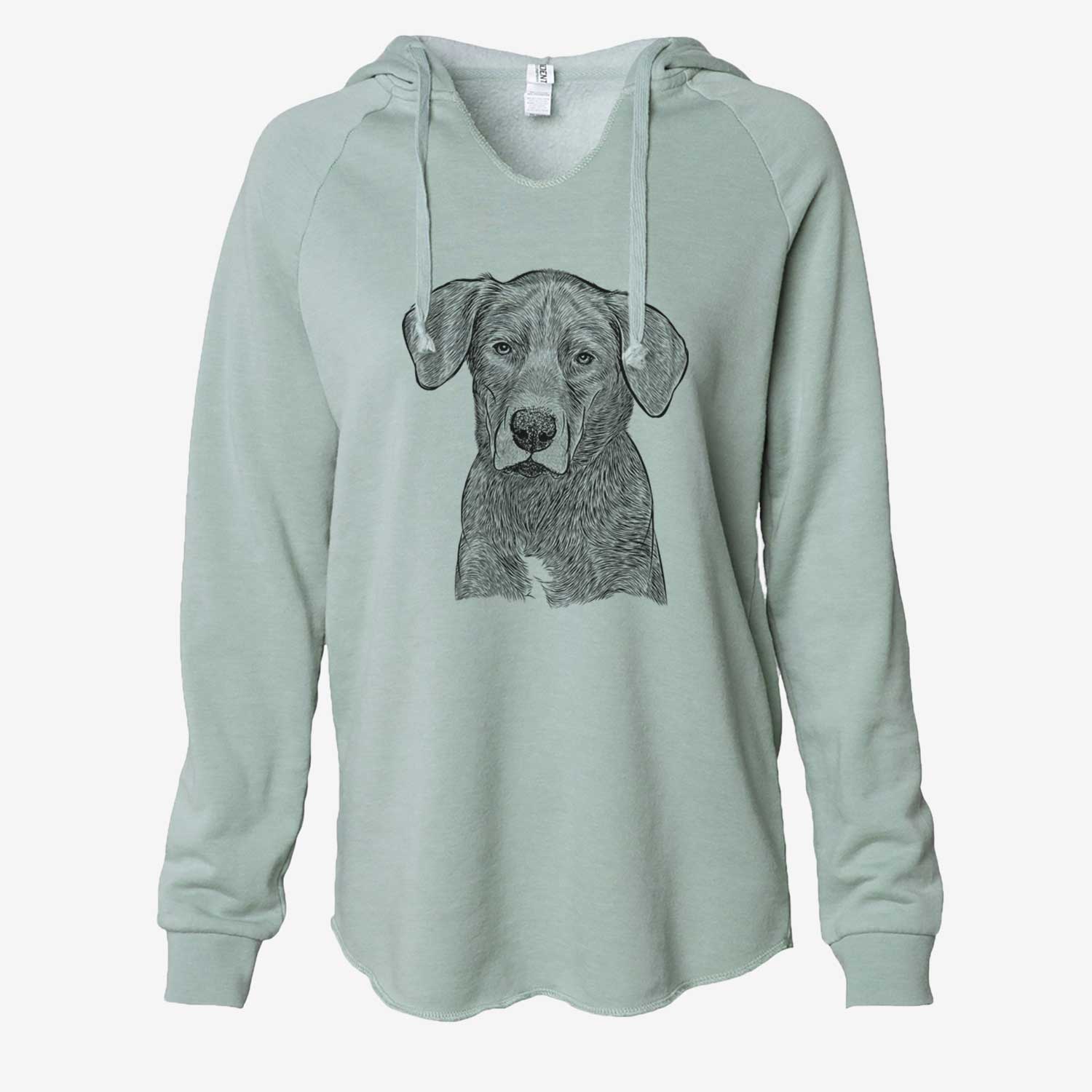 Tom the Lab Dane Mix - Cali Wave Hooded Sweatshirt