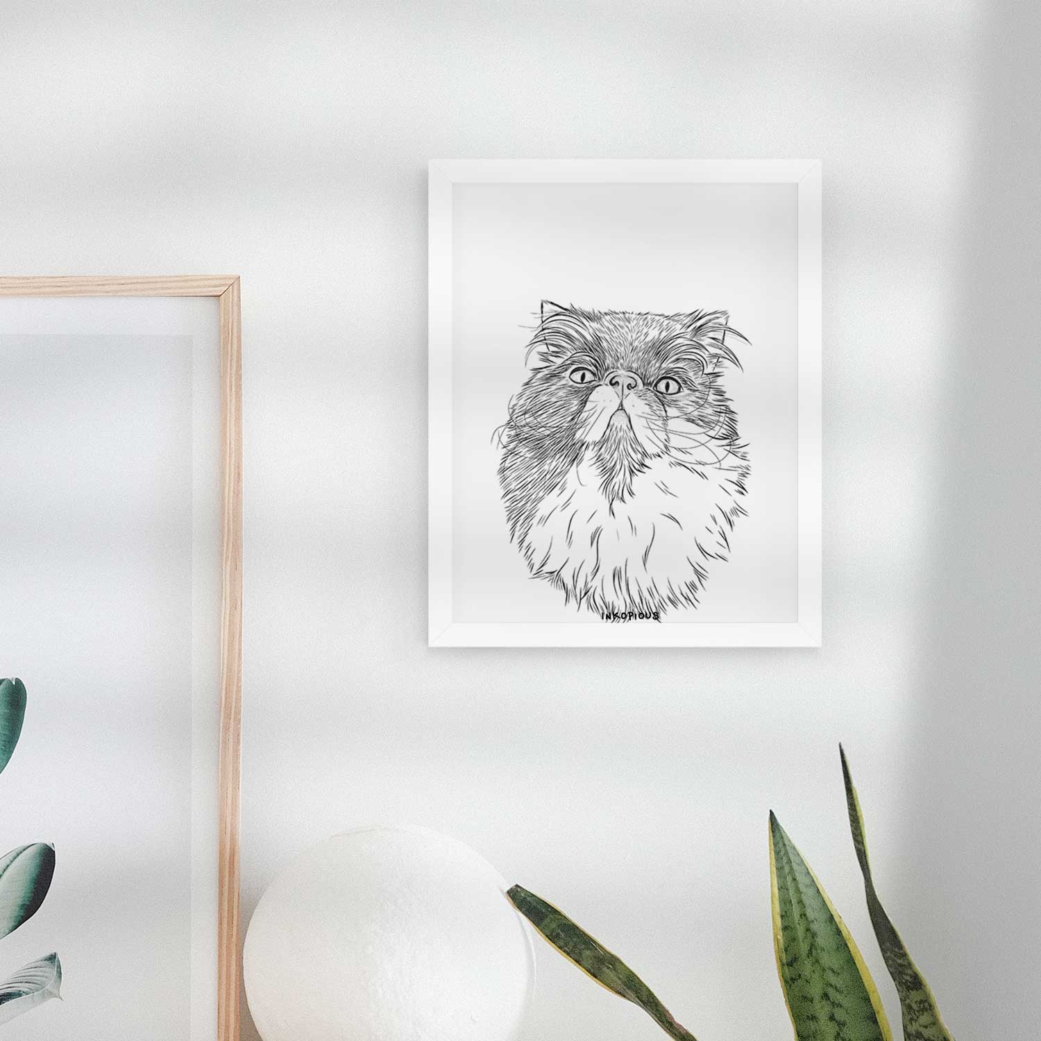 Tookie the Perisan Cat Art Print