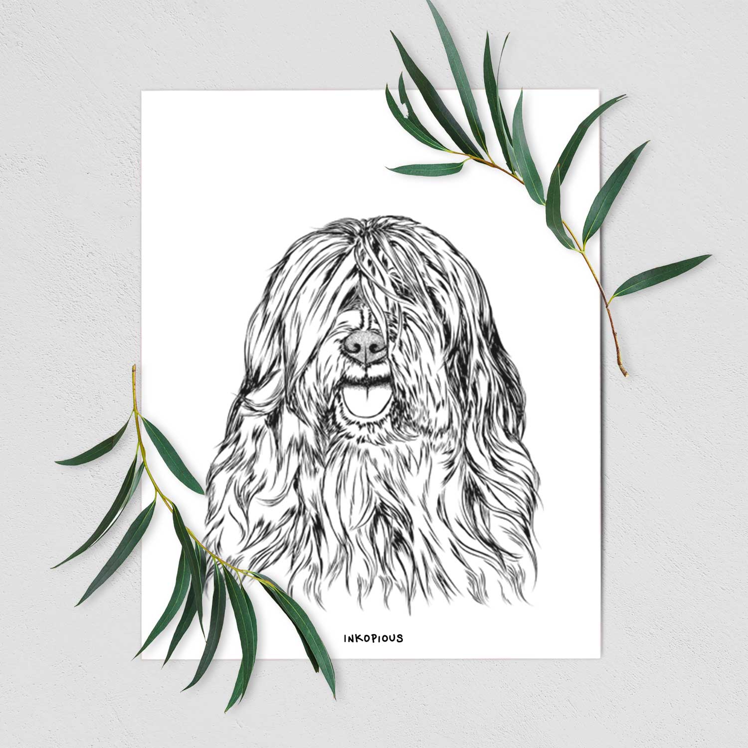 Trinket the Tibetan Terrier Art Print
