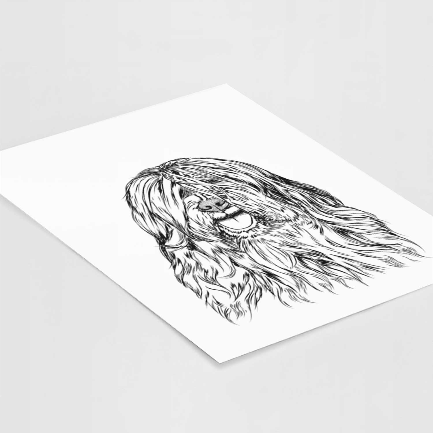Trinket the Tibetan Terrier Art Print