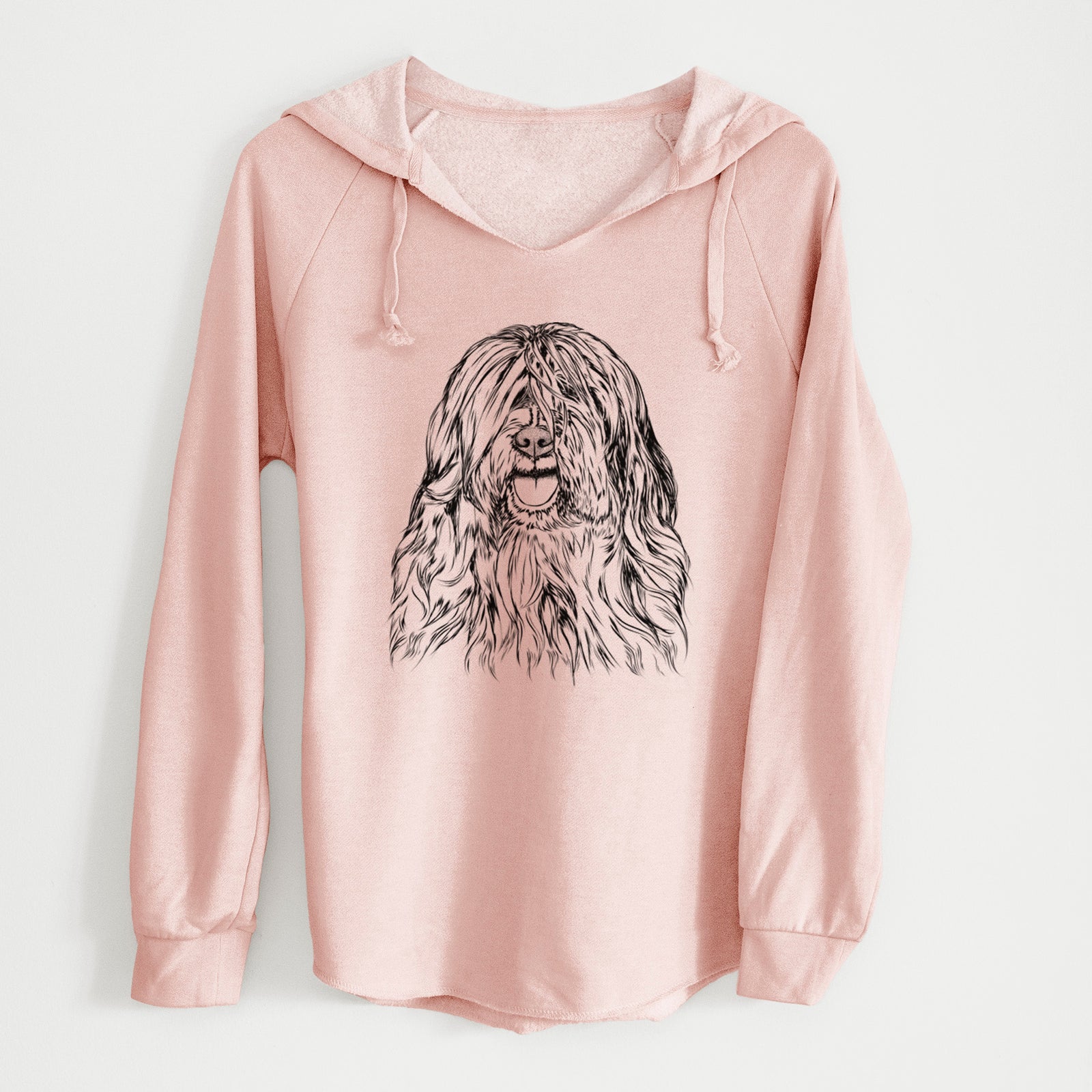Bare Trinket the Tibetan Terrier - Cali Wave Hooded Sweatshirt