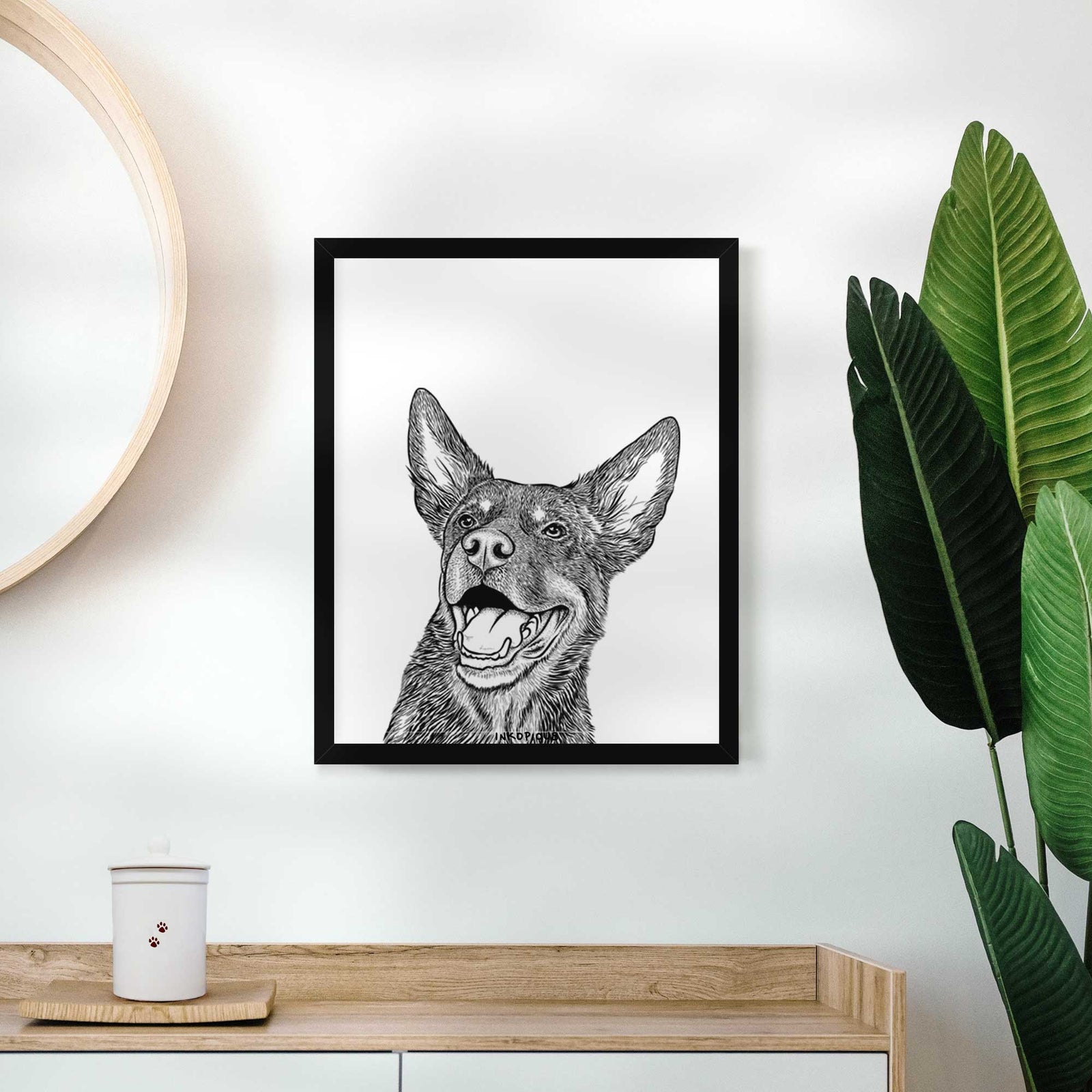 Tucker the Australian Kelpie Art Print
