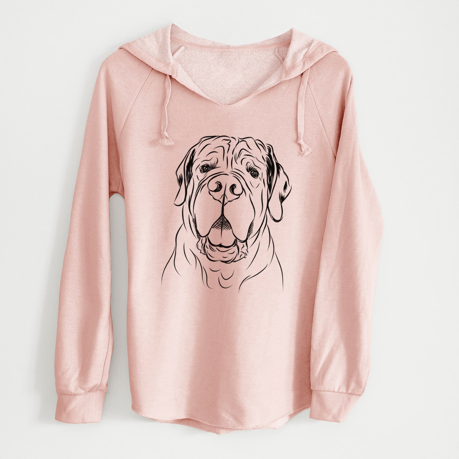 Bare Tufton the English Mastiff - Cali Wave Hooded Sweatshirt