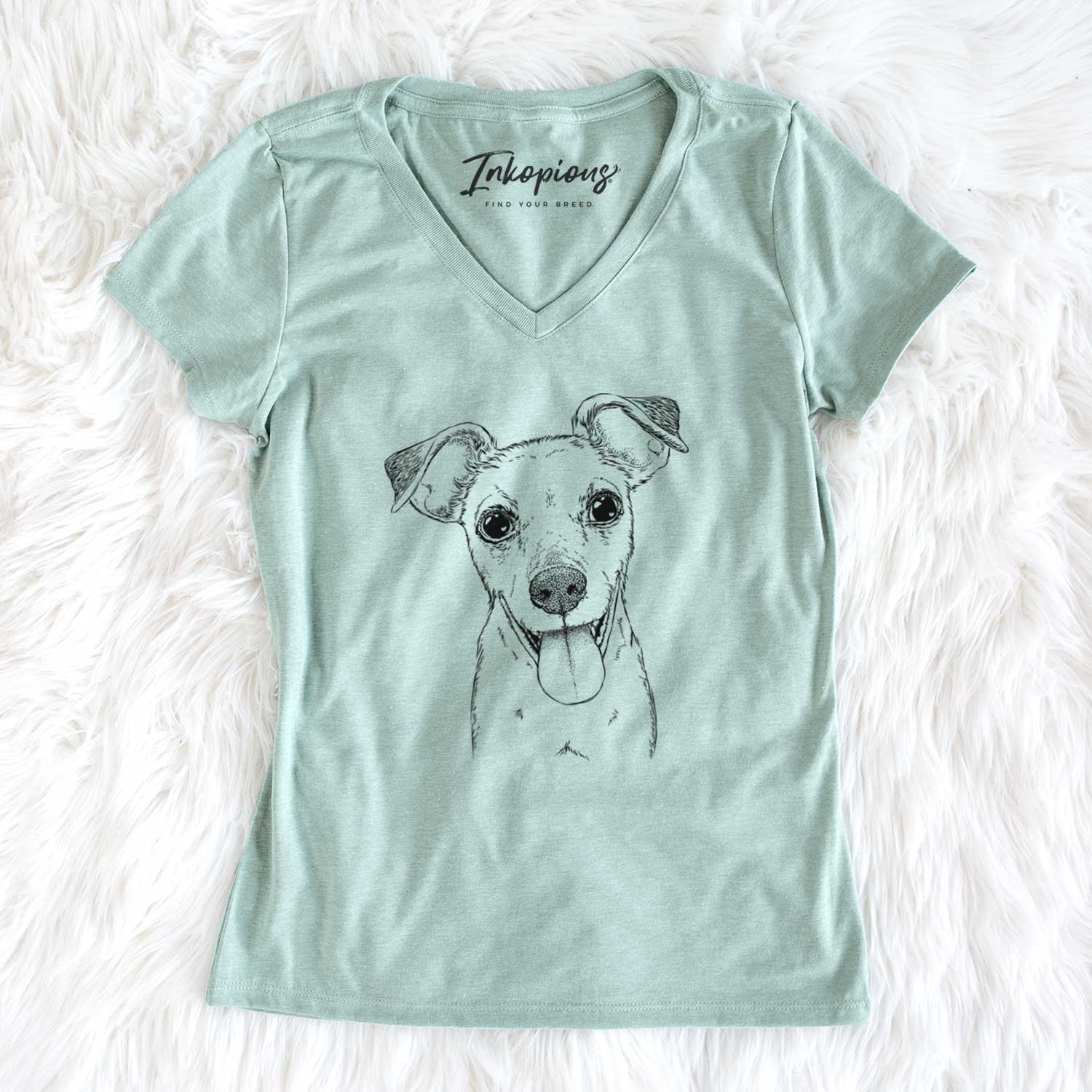 Bare Tyler the Mixed Breed - Women's V-neck Shirt