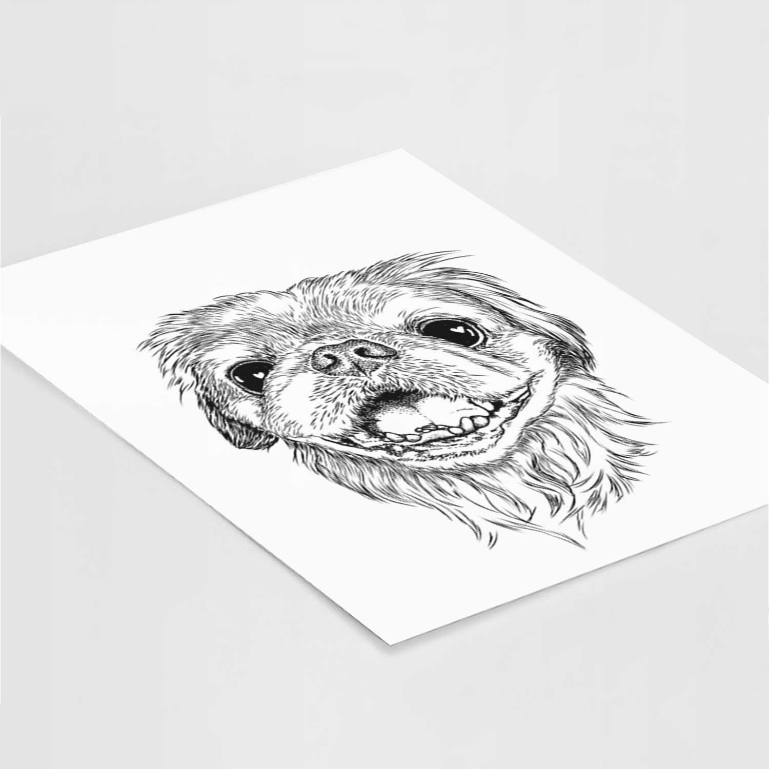 Wally the Pekingese Art Print