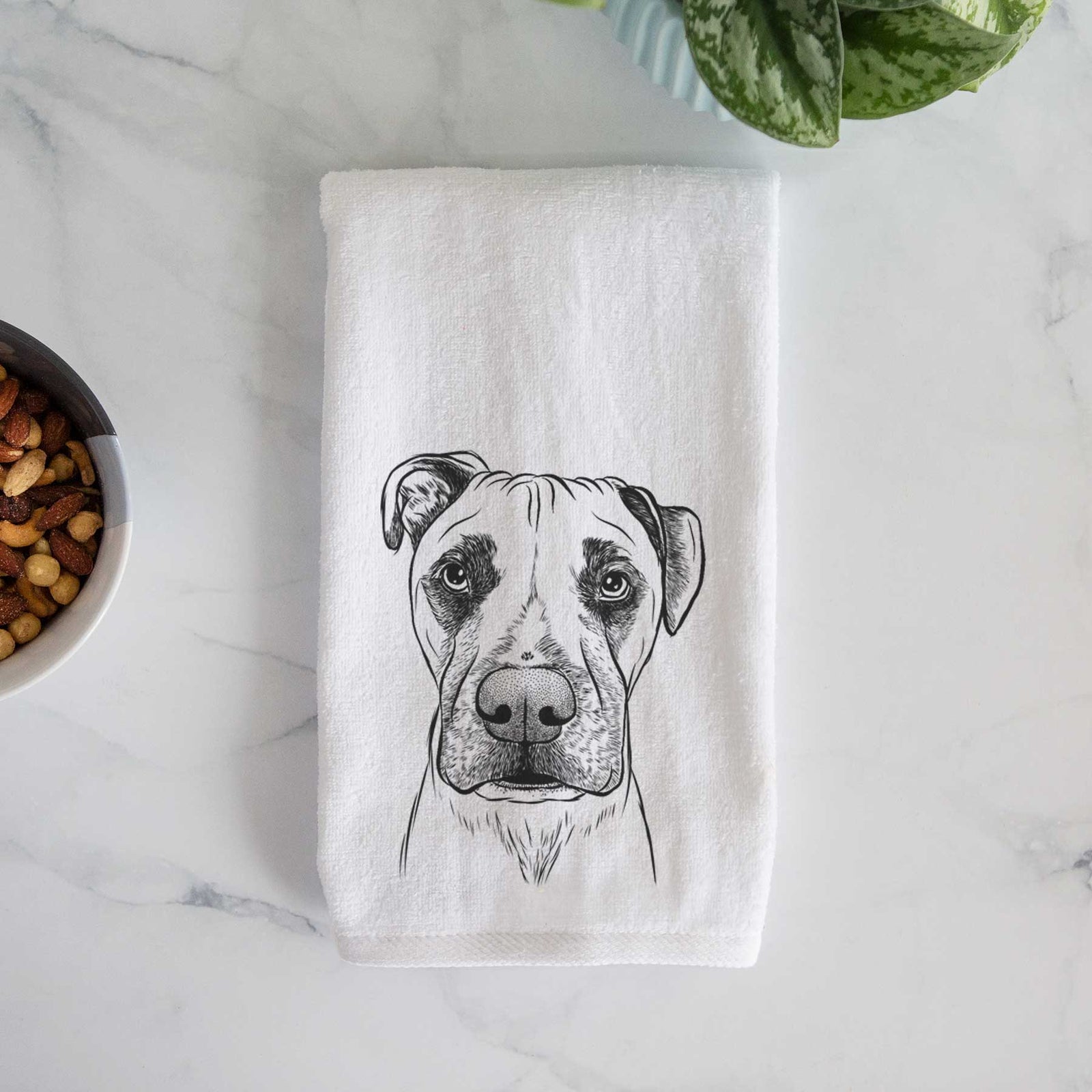Waylon the Boxane Decorative Hand Towel