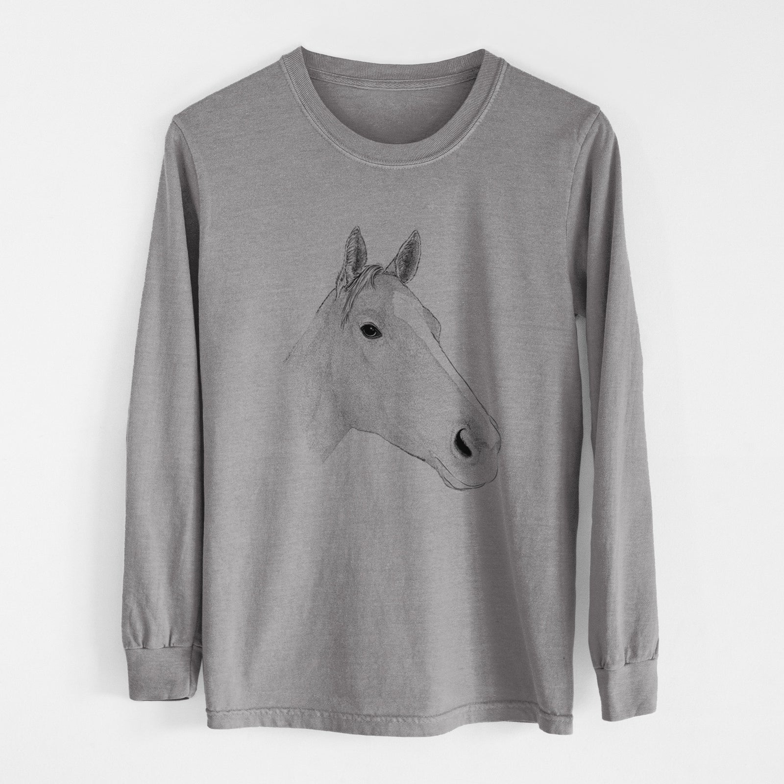 Bare Westley the Horse - Heavyweight 100% Cotton Long Sleeve