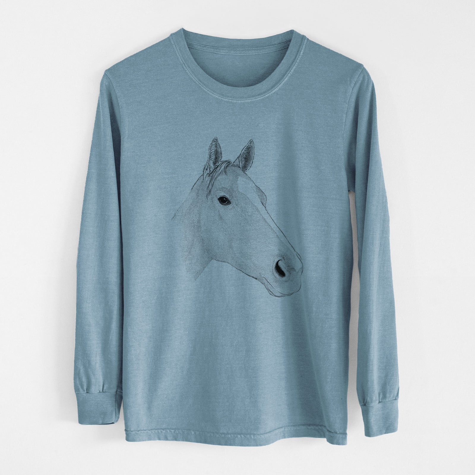 Bare Westley the Horse - Heavyweight 100% Cotton Long Sleeve