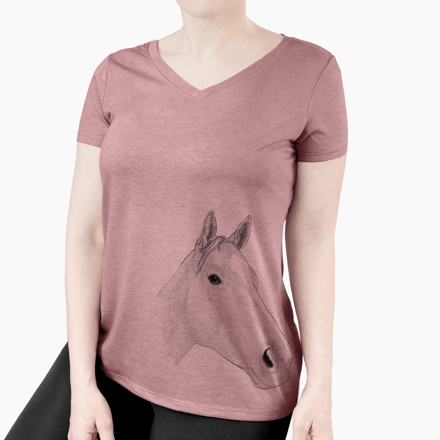 Bare Westley the Horse - Women's V-neck Shirt