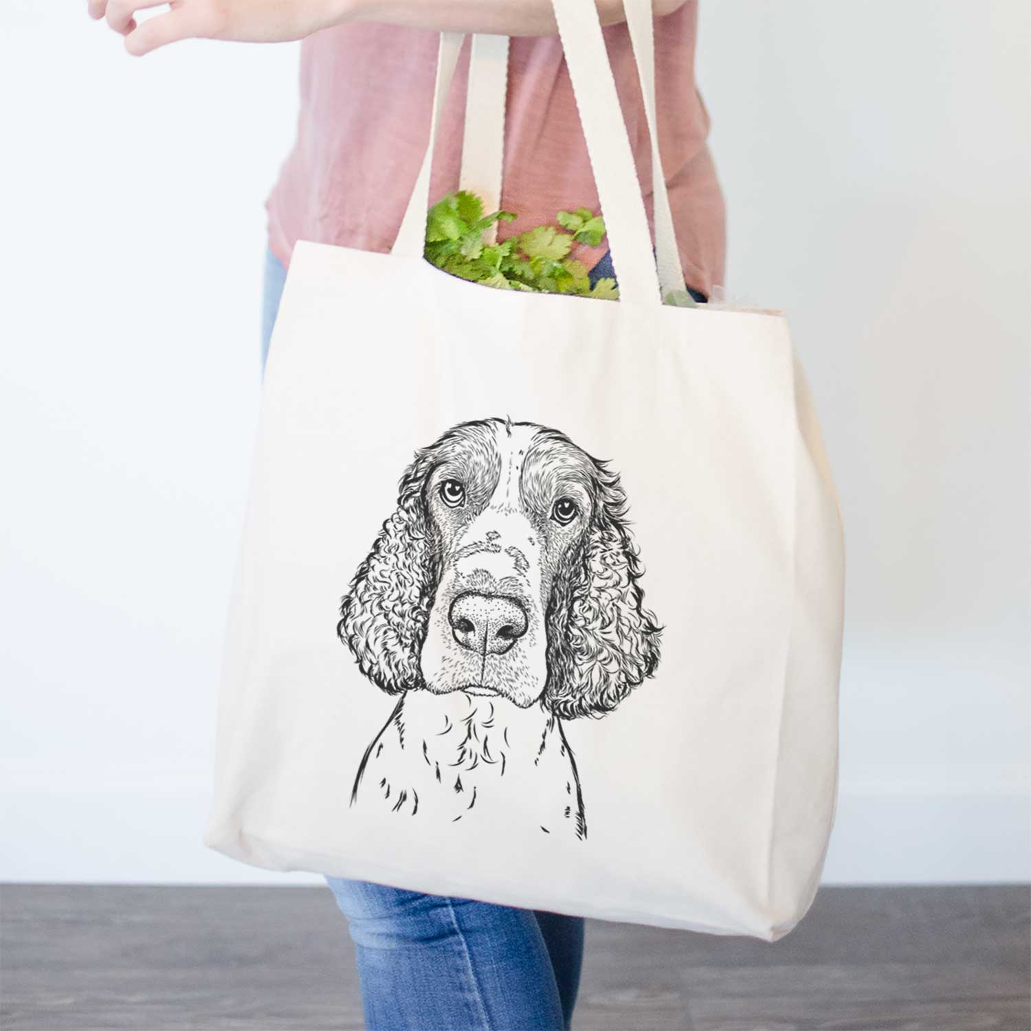 Wilbur the English Springer Spaniel - Tote Bag