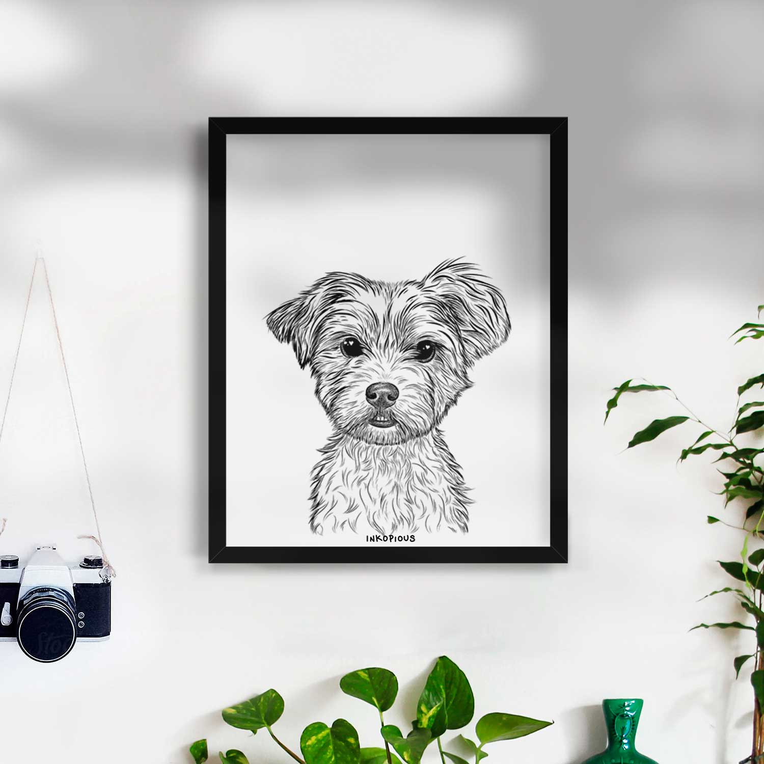 William Mitchell Newman the Yorkshire Terrier Art Print