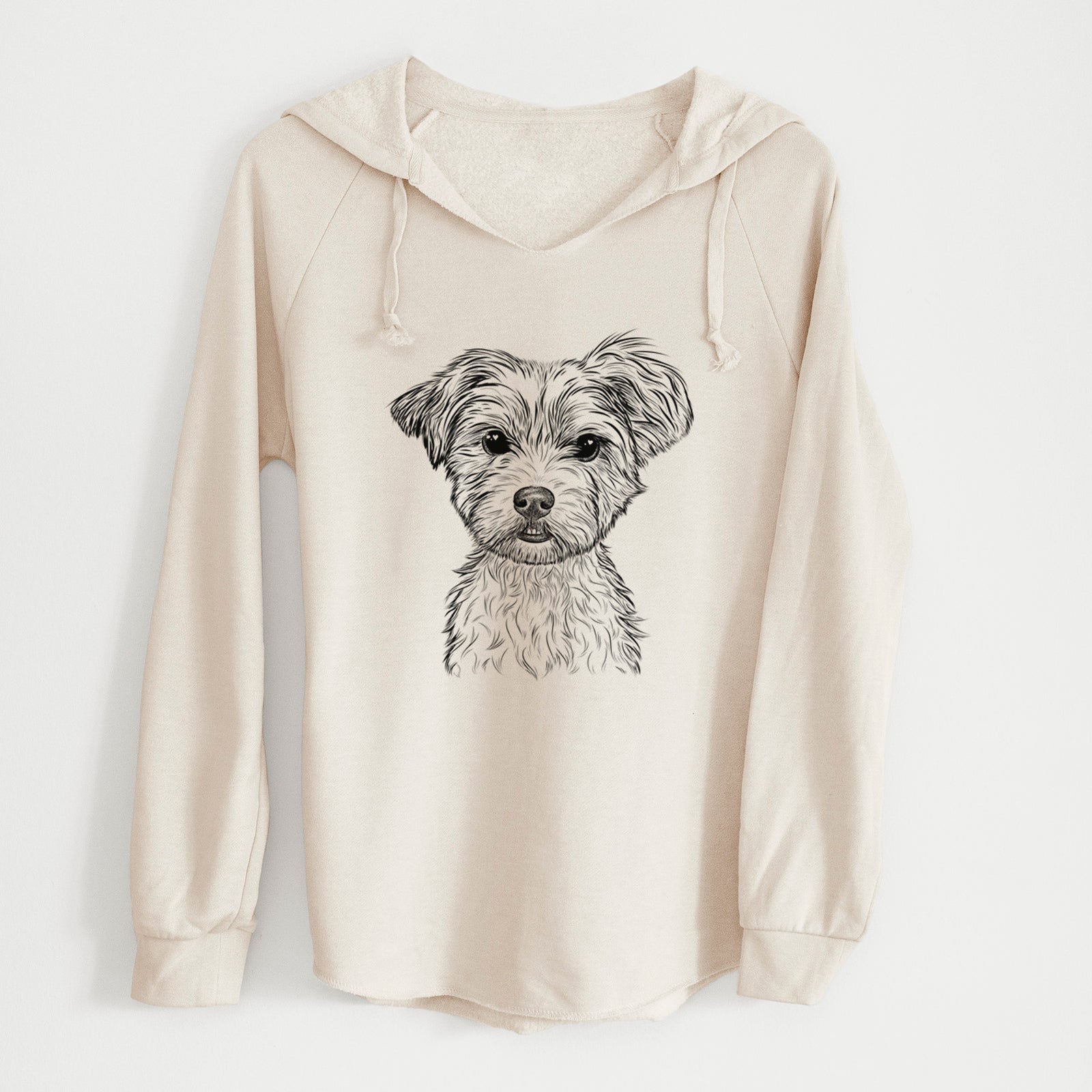 Bare William Mitchell Newman the Yorkshire Terrier - Cali Wave Hooded Sweatshirt