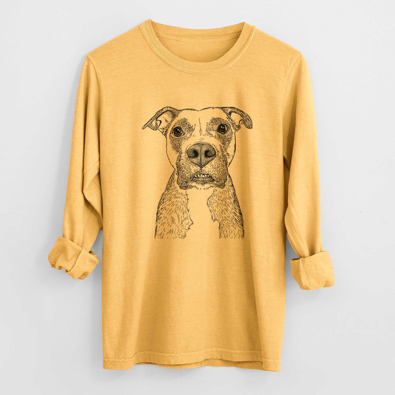 Bare Xena the Mixed Breed - Heavyweight 100% Cotton Long Sleeve