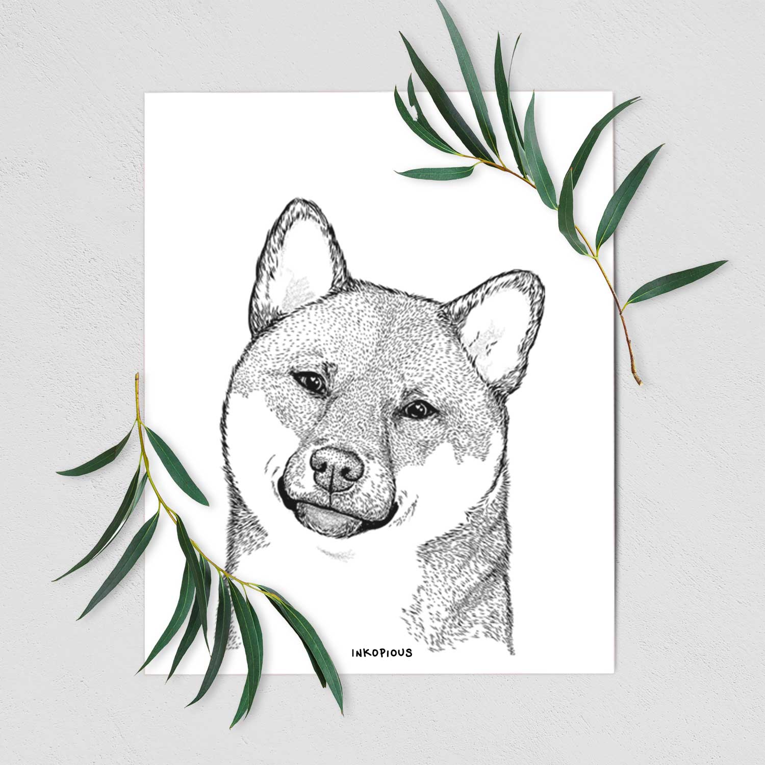Yakuza the Shiba Inu Art Print