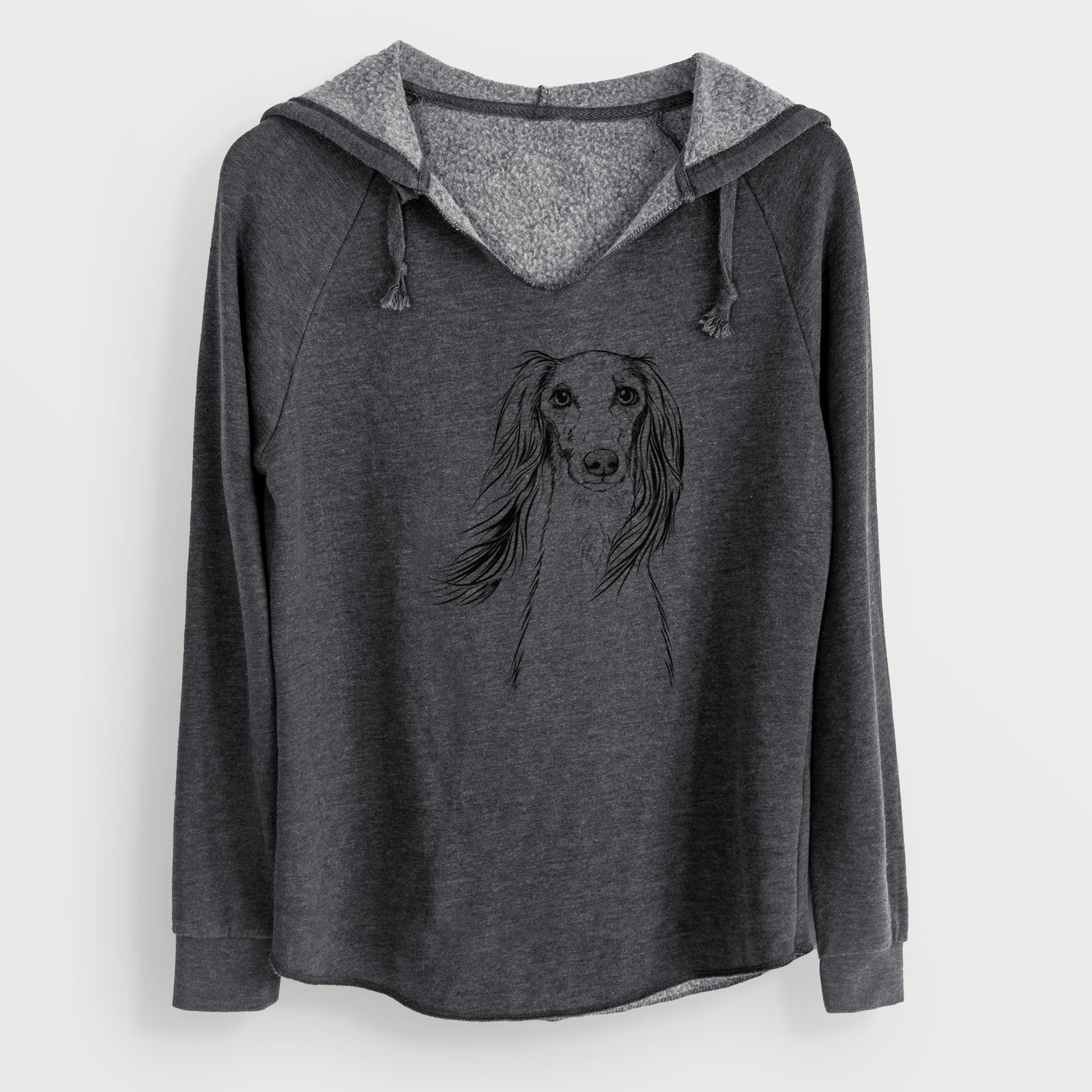 Bare Zahra the Saluki - Cali Wave Hooded Sweatshirt
