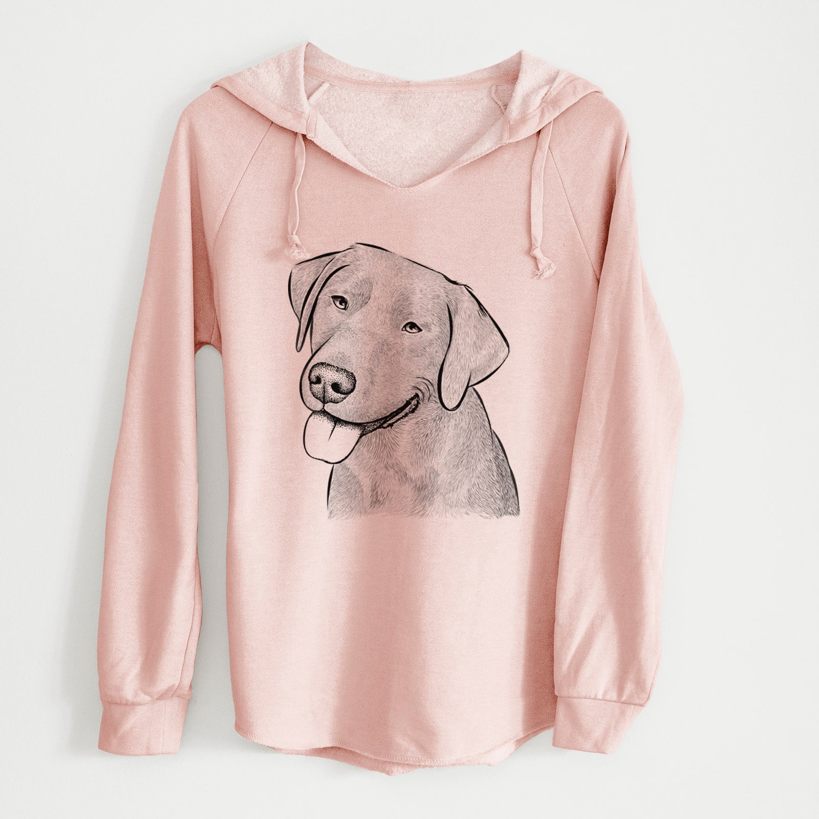 Bare Zeppelin the Black Labrador - Cali Wave Hooded Sweatshirt