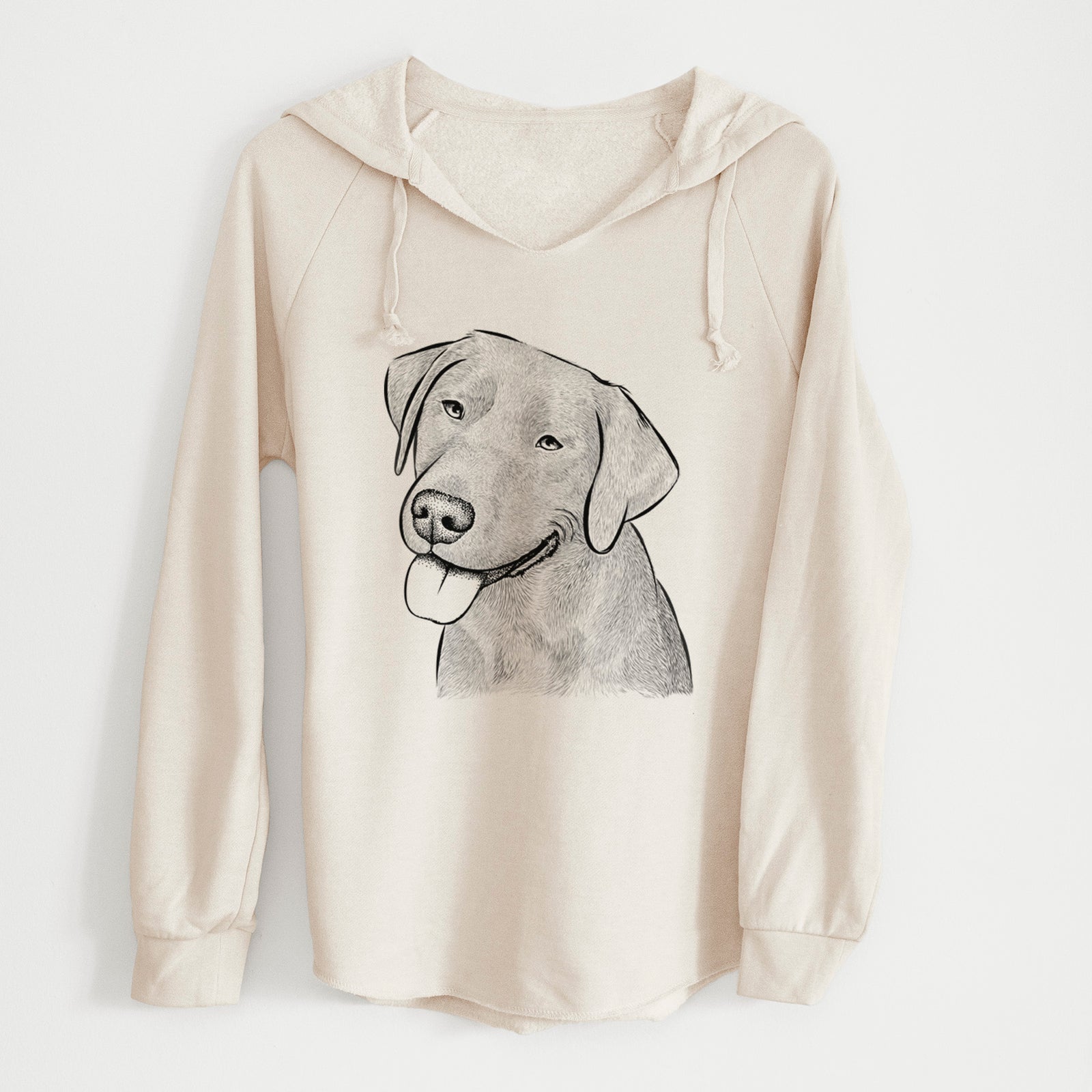 Bare Zeppelin the Black Labrador - Cali Wave Hooded Sweatshirt
