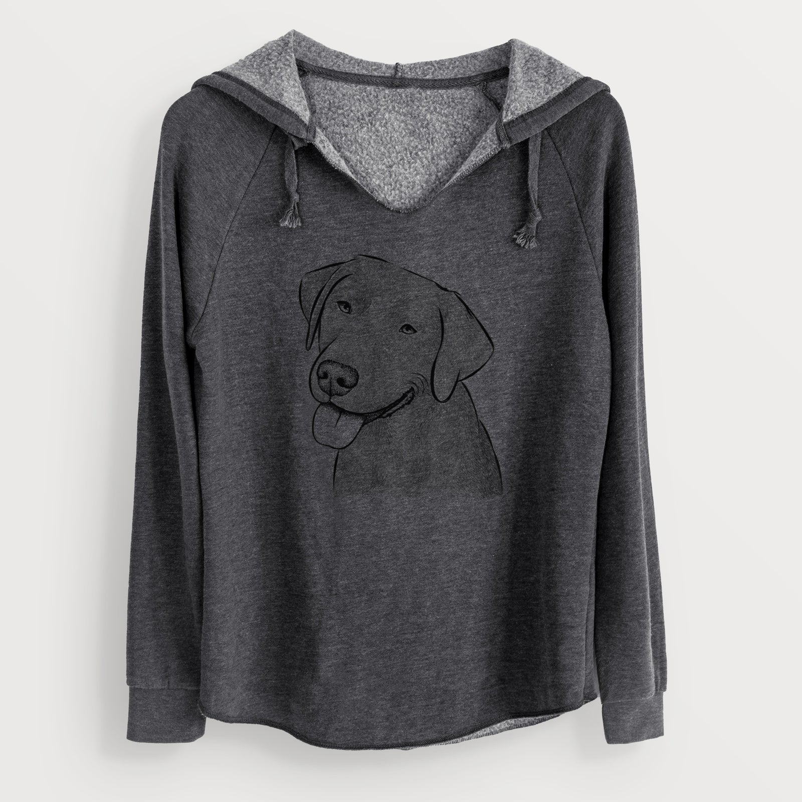 Bare Zeppelin the Black Labrador - Cali Wave Hooded Sweatshirt