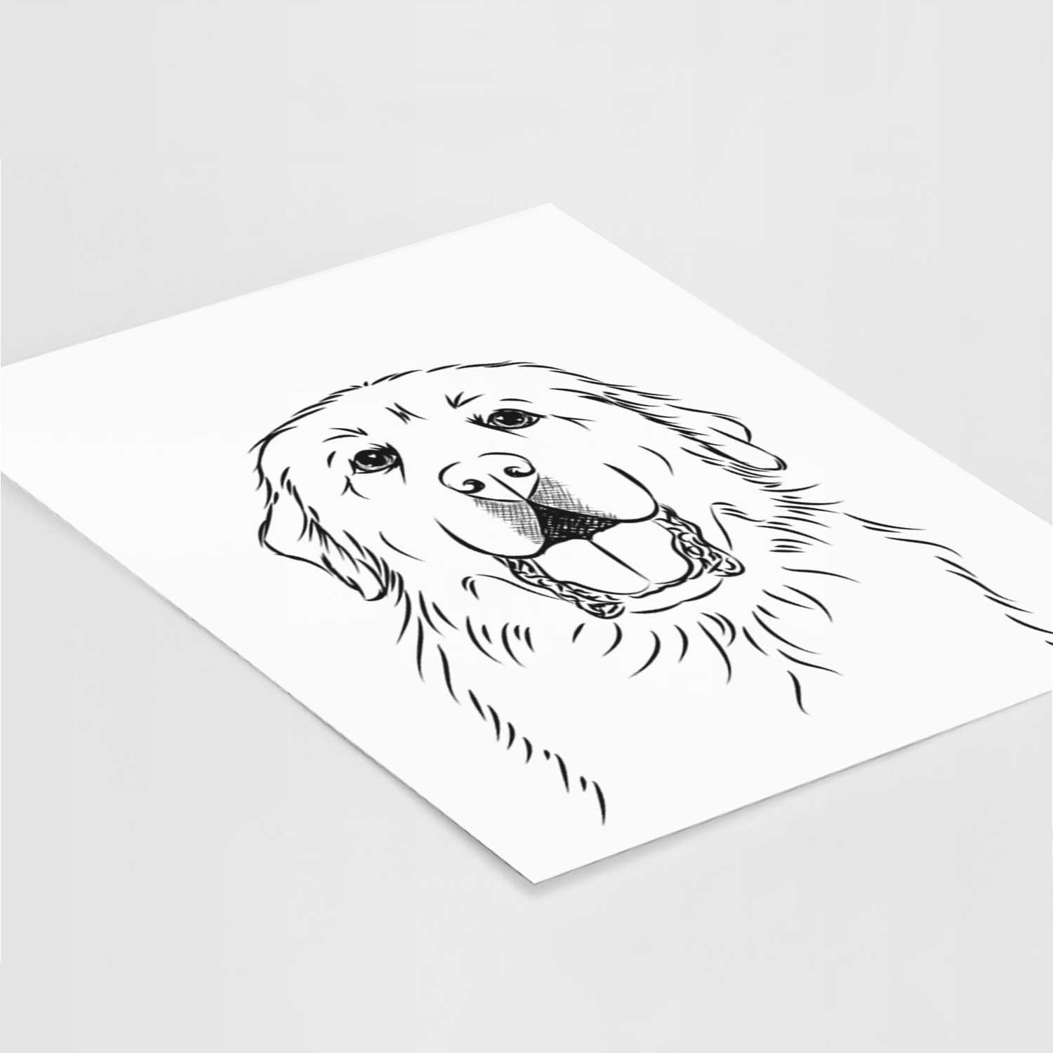 Zeus the Great Pyrenees Art Print