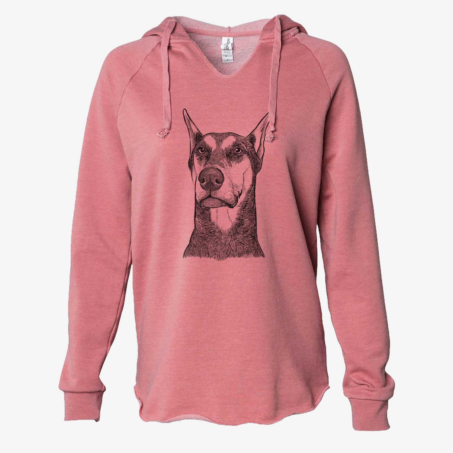 Zeus the Doberman Pinscher - Cali Wave Hooded Sweatshirt