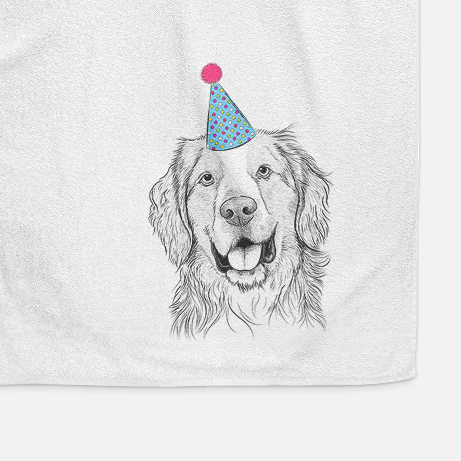 Archie Benjamin the Mixed Breed Decorative Hand Towel