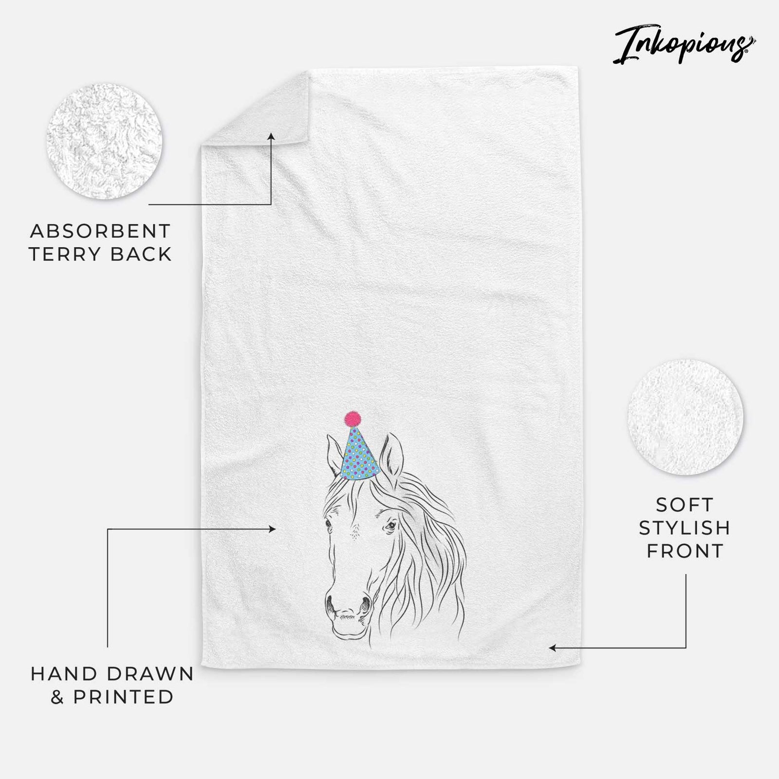 Aria the Horse Decorative Hand Towel