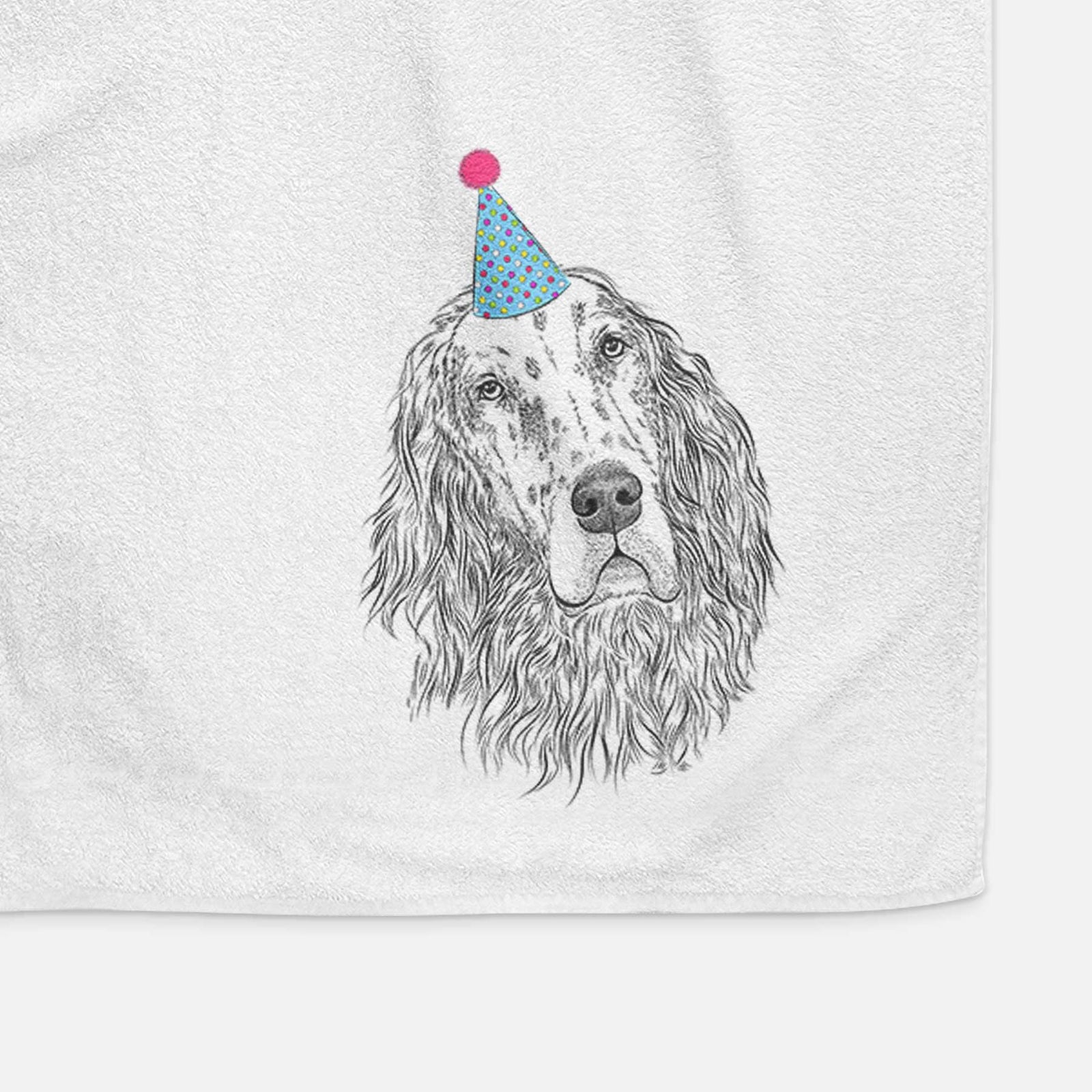 Dexter the English Setter Decorative Hand Towel