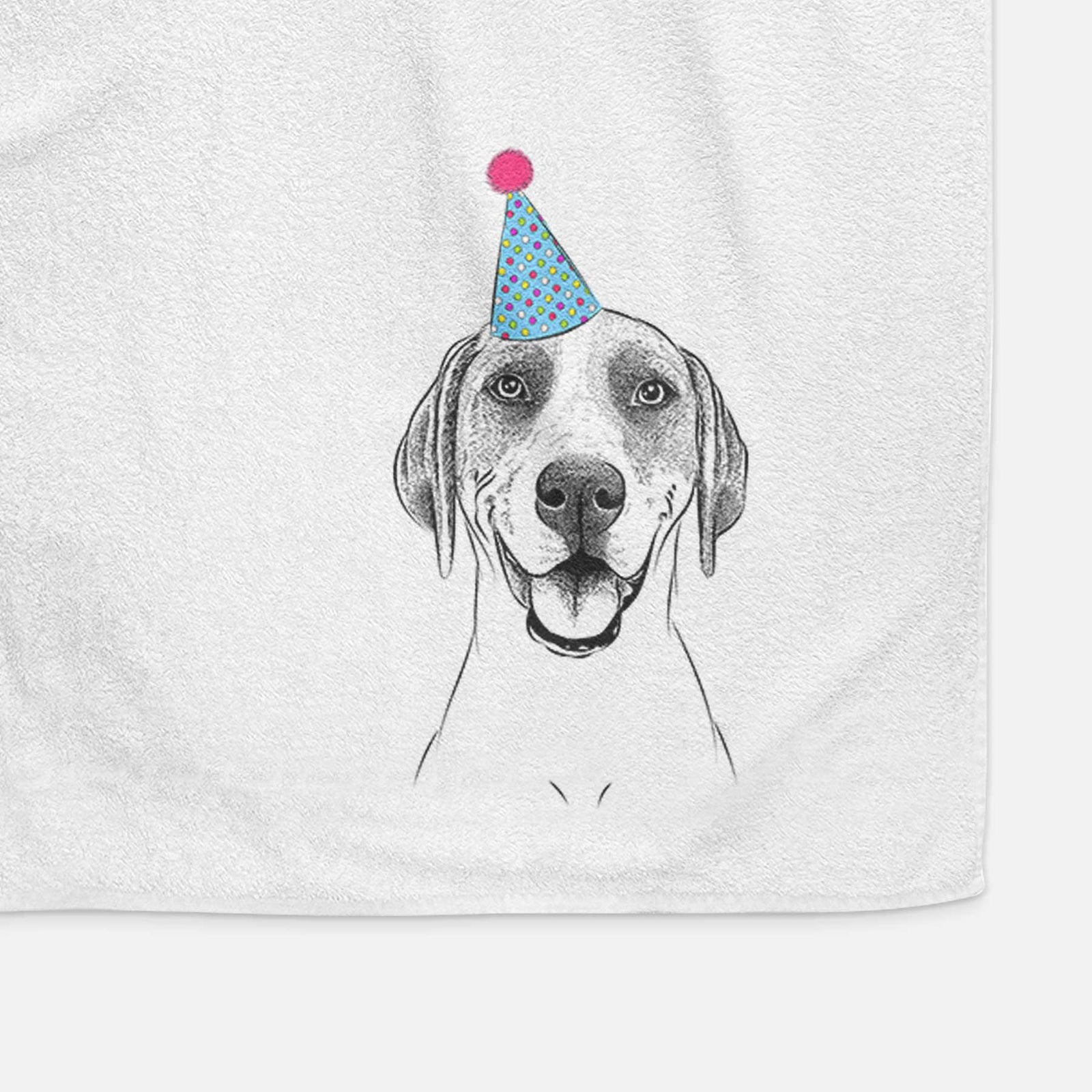 Maggie the Treeing Walker Coonhound Decorative Hand Towel