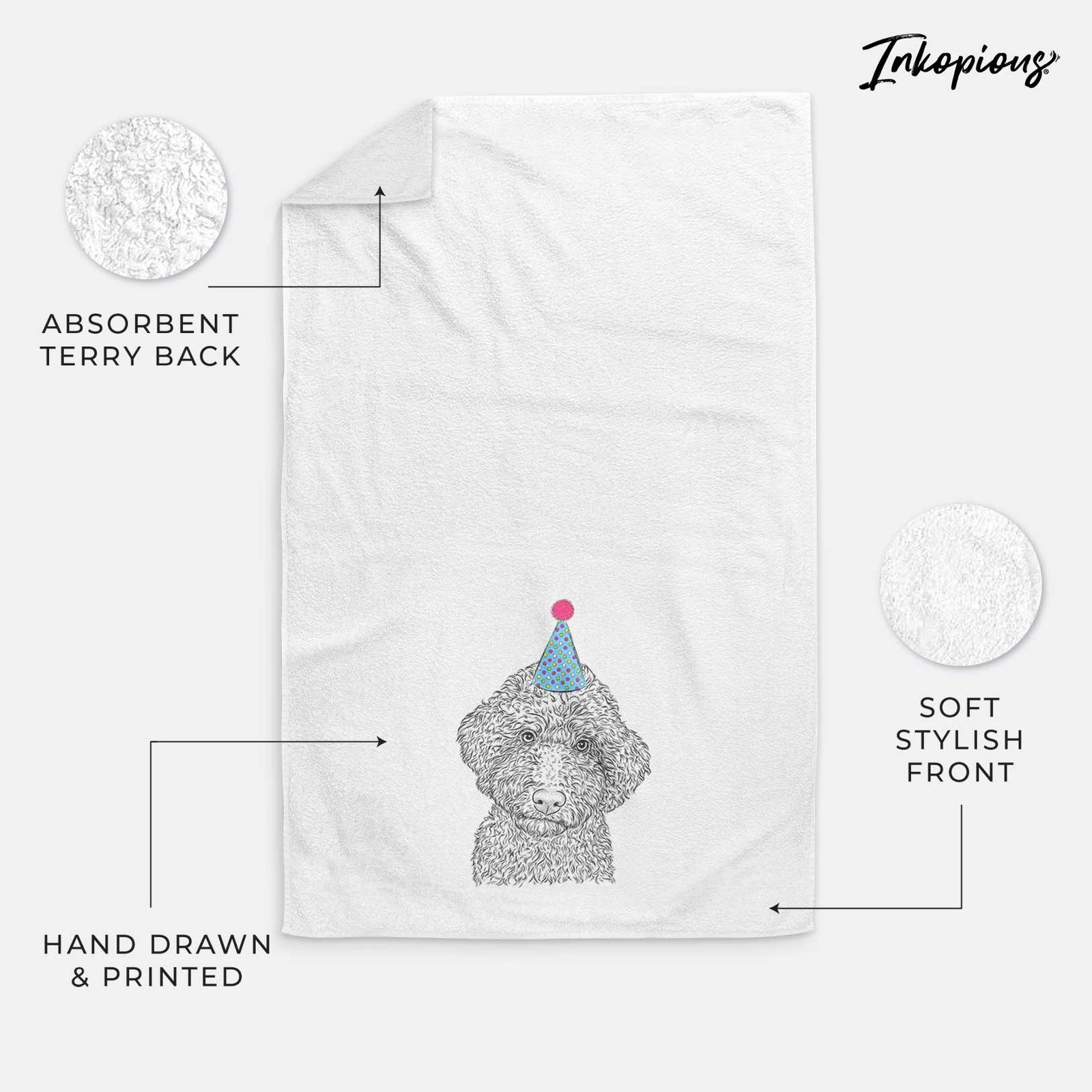 Ross the Lagotto Romagnolo Decorative Hand Towel